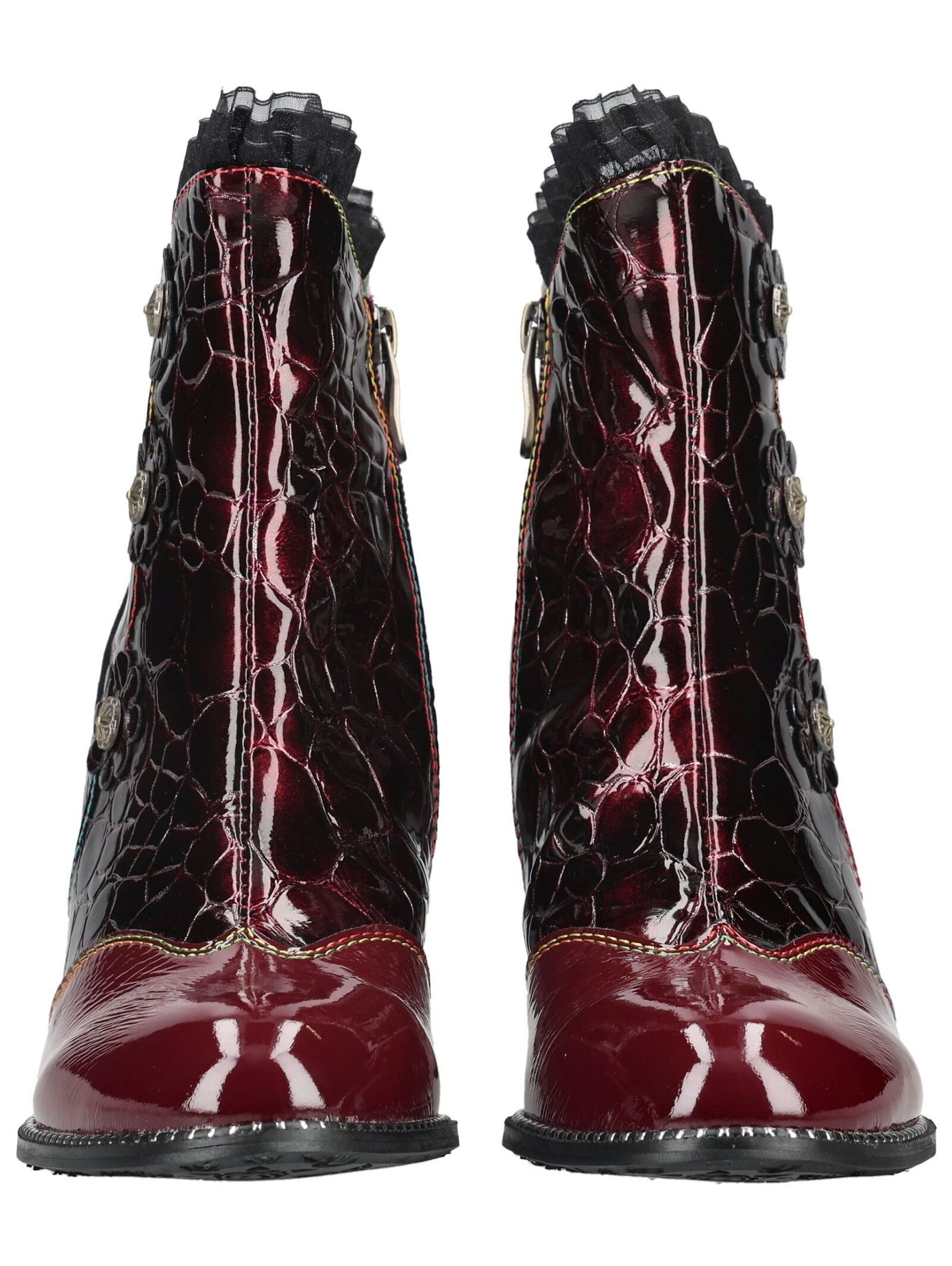 LAURA VITA LAURA VITA Stiefelette Leder/Textil High-Heel-Stiefelette