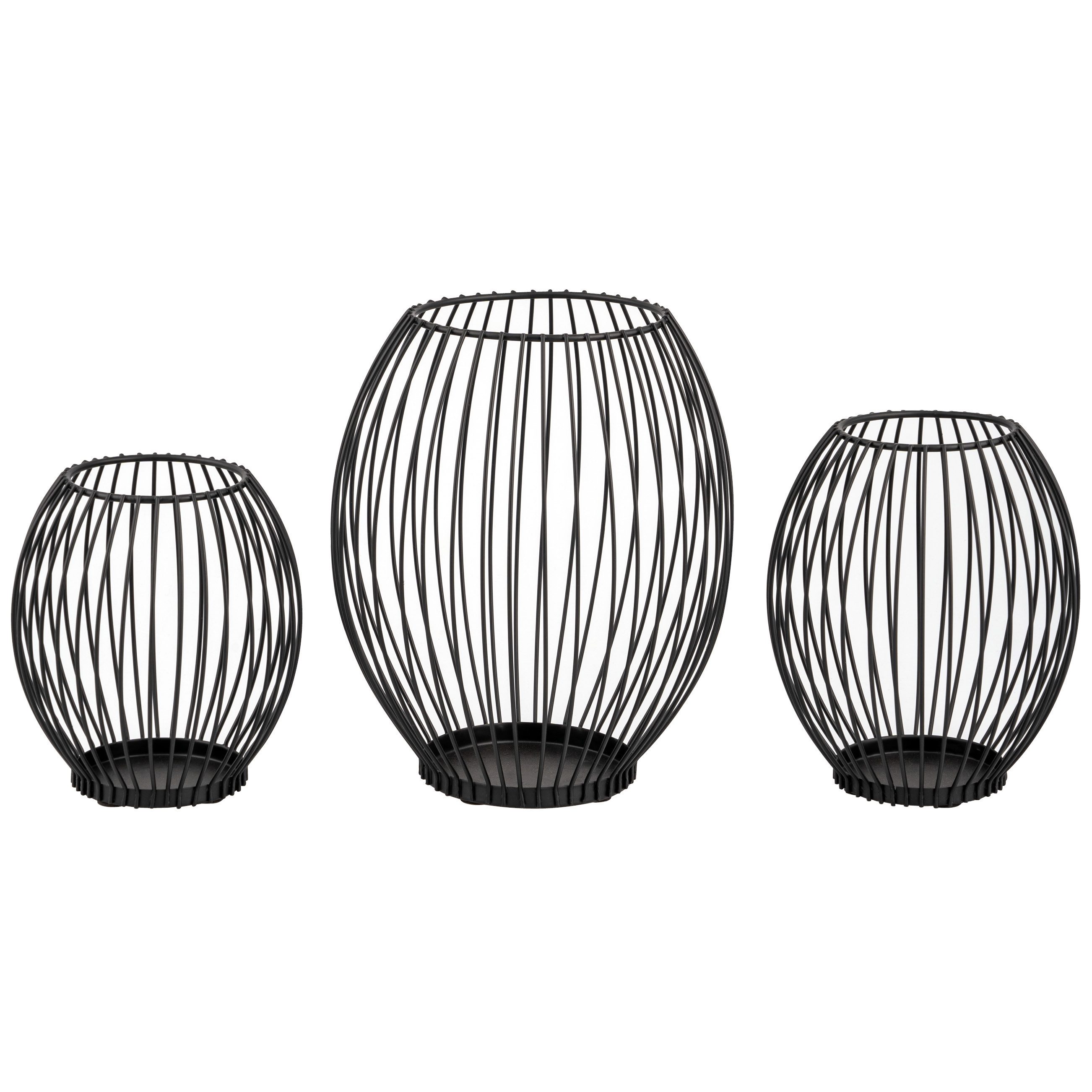 bremermann Kerzenhalter 3er-Set Kerzenhalter, Kerzenständer, Stumpenkerze, günstig online kaufen