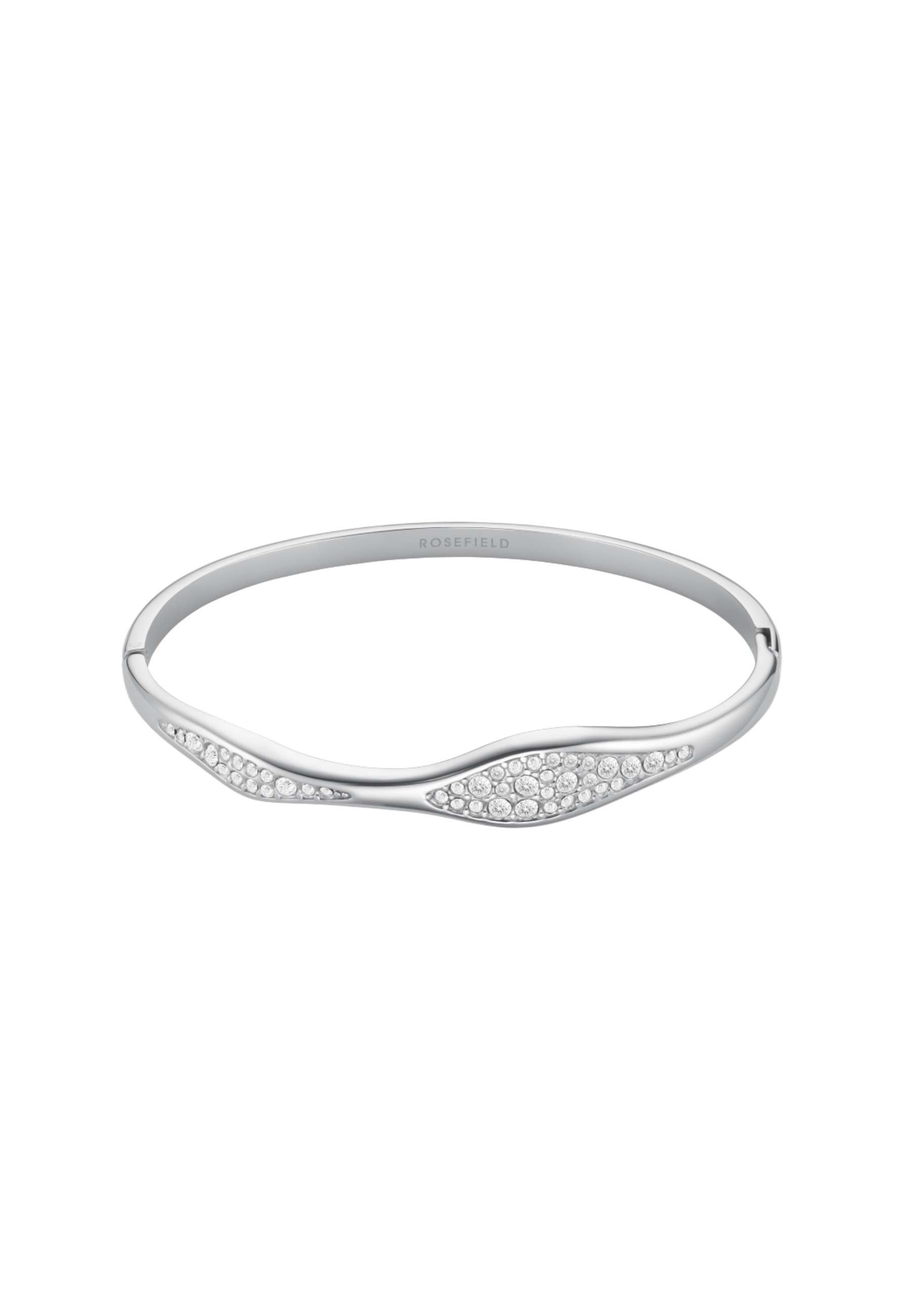 ROSEFIELD Armband ROSEFIELD Pavé Welle Armband für Damen Silberfarben