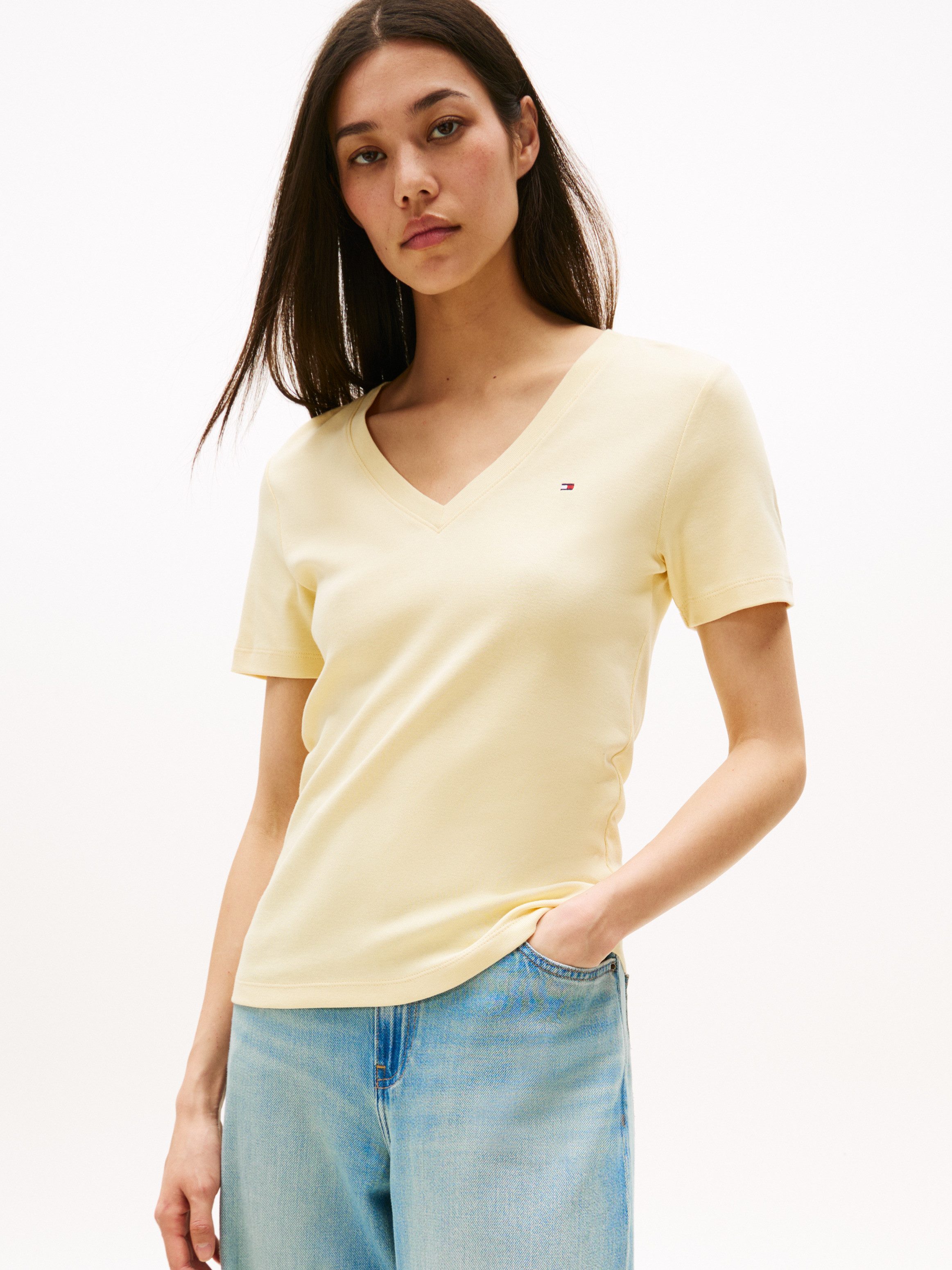 Tommy Hilfiger T-Shirt SLIM CODY V-NK günstig online kaufen