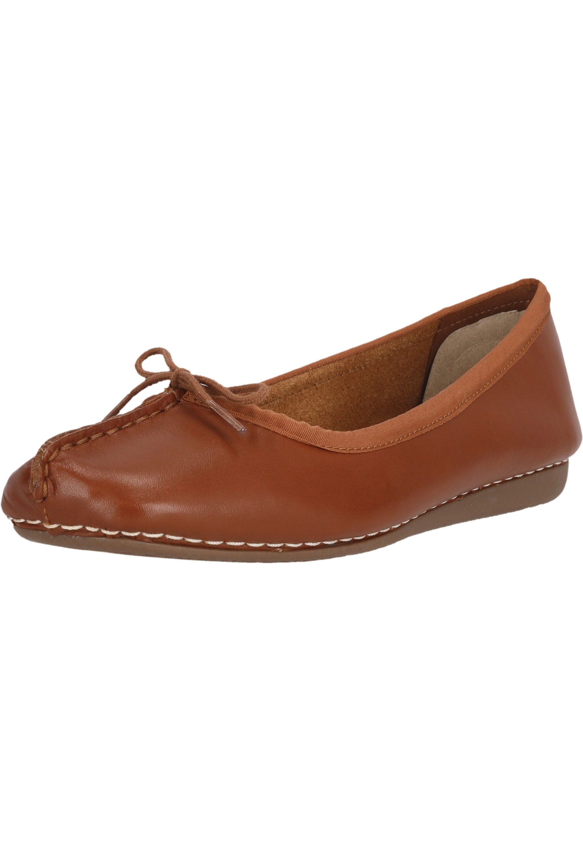 Clarks Freckle Ice Ballerina mit komfortabler Sohle