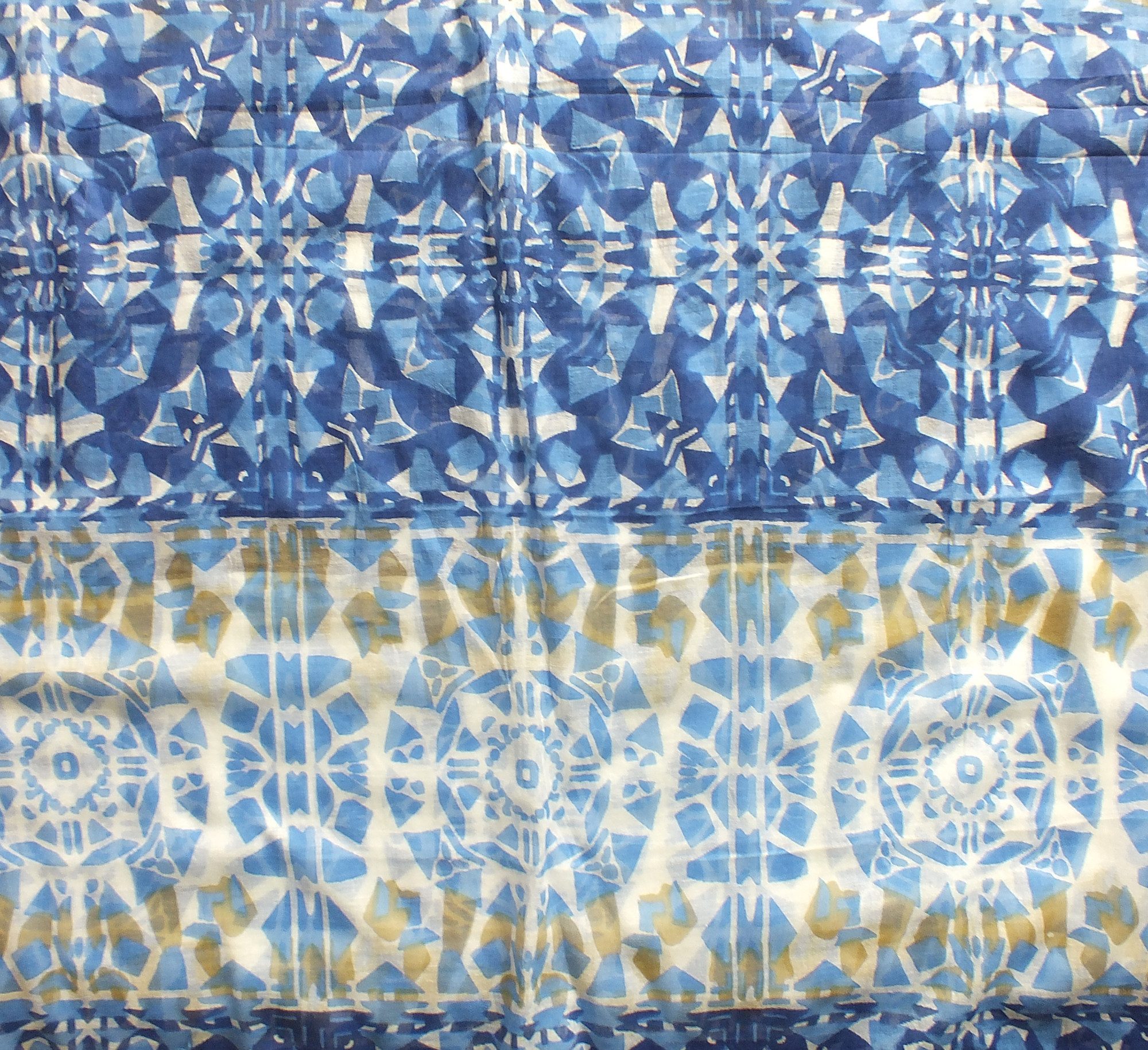Tamaris Schal Tamaris Scarf, (1-St. 1-teilig), Damen Schal Baumwolle Ethno-Design 105x170cm