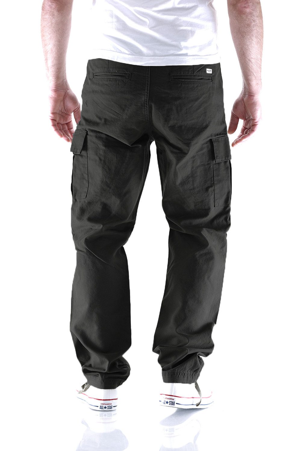 Jack & Jones Cargojeans Jack & Jones Kane Barkley Cargo Loose Fit Herren Jeans Hose