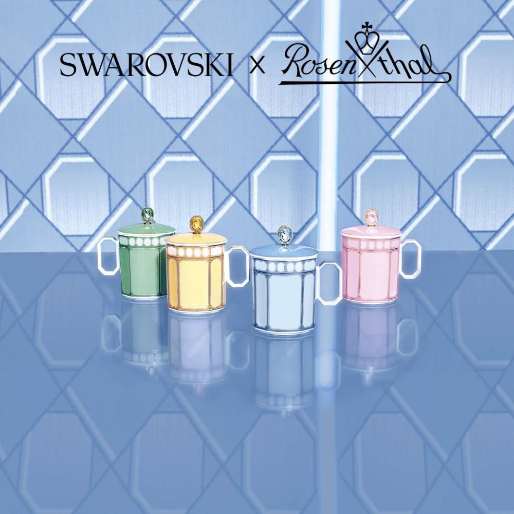 Swarovski Platzteller (33cm) Azure Signum Rosenthal x Servierplatte