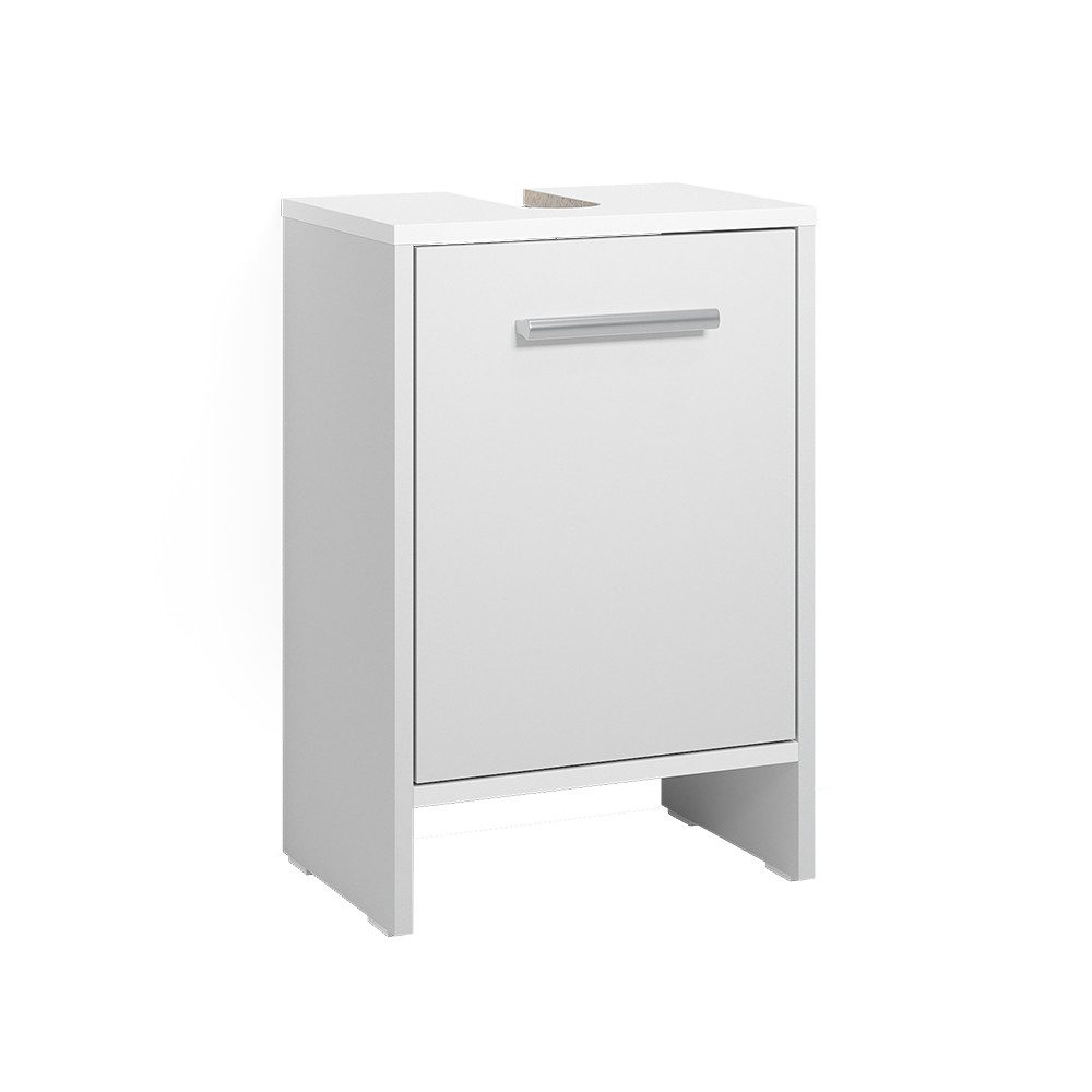 Vicco Waschbeckenunterschrank Karli, Weiß, 38.2 x 57 cm mit der Tür (1-St)