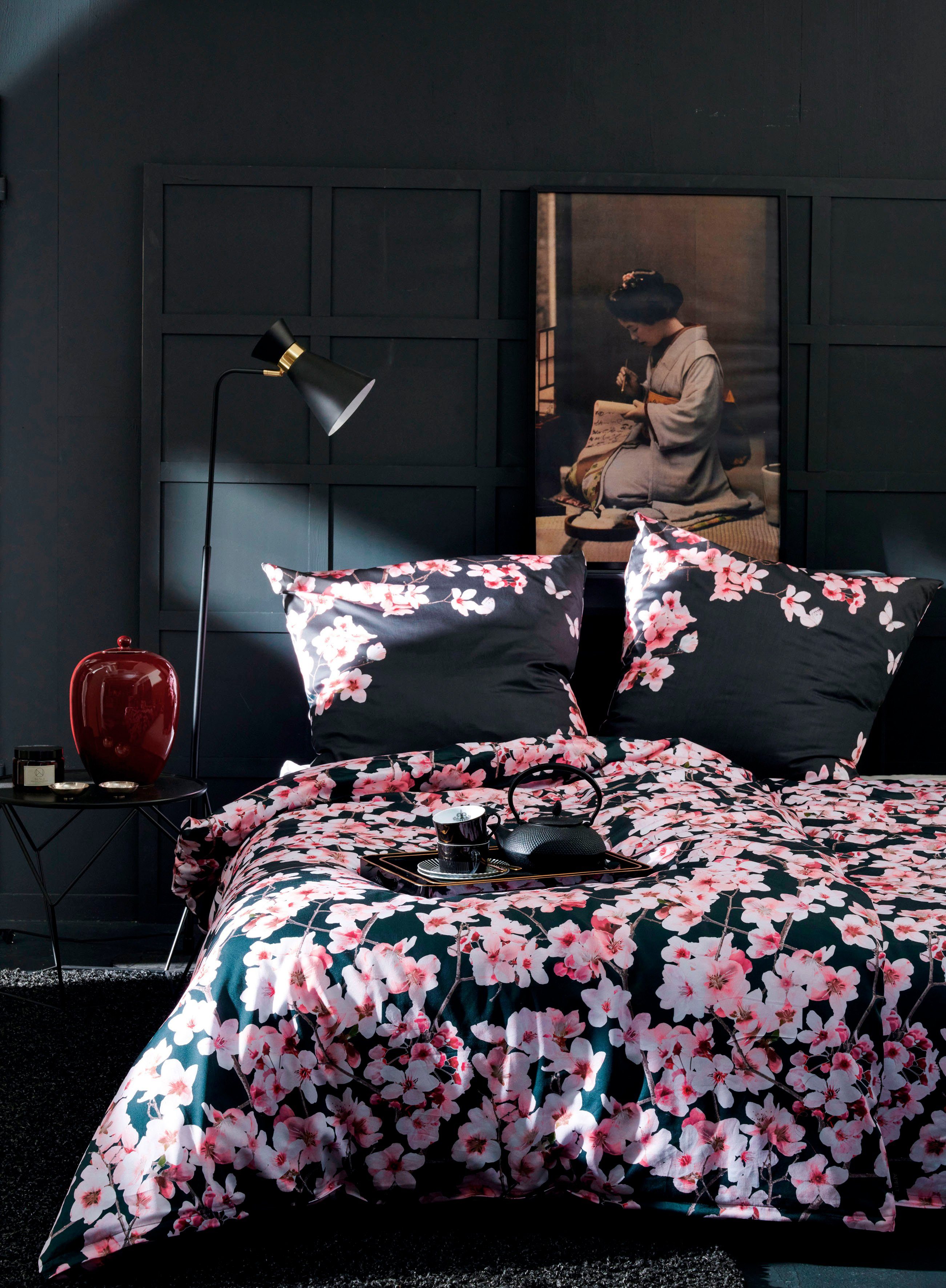 APELT Bettwäsche Blossom, Mako-Satin, 2 teilig, günstig online kaufen