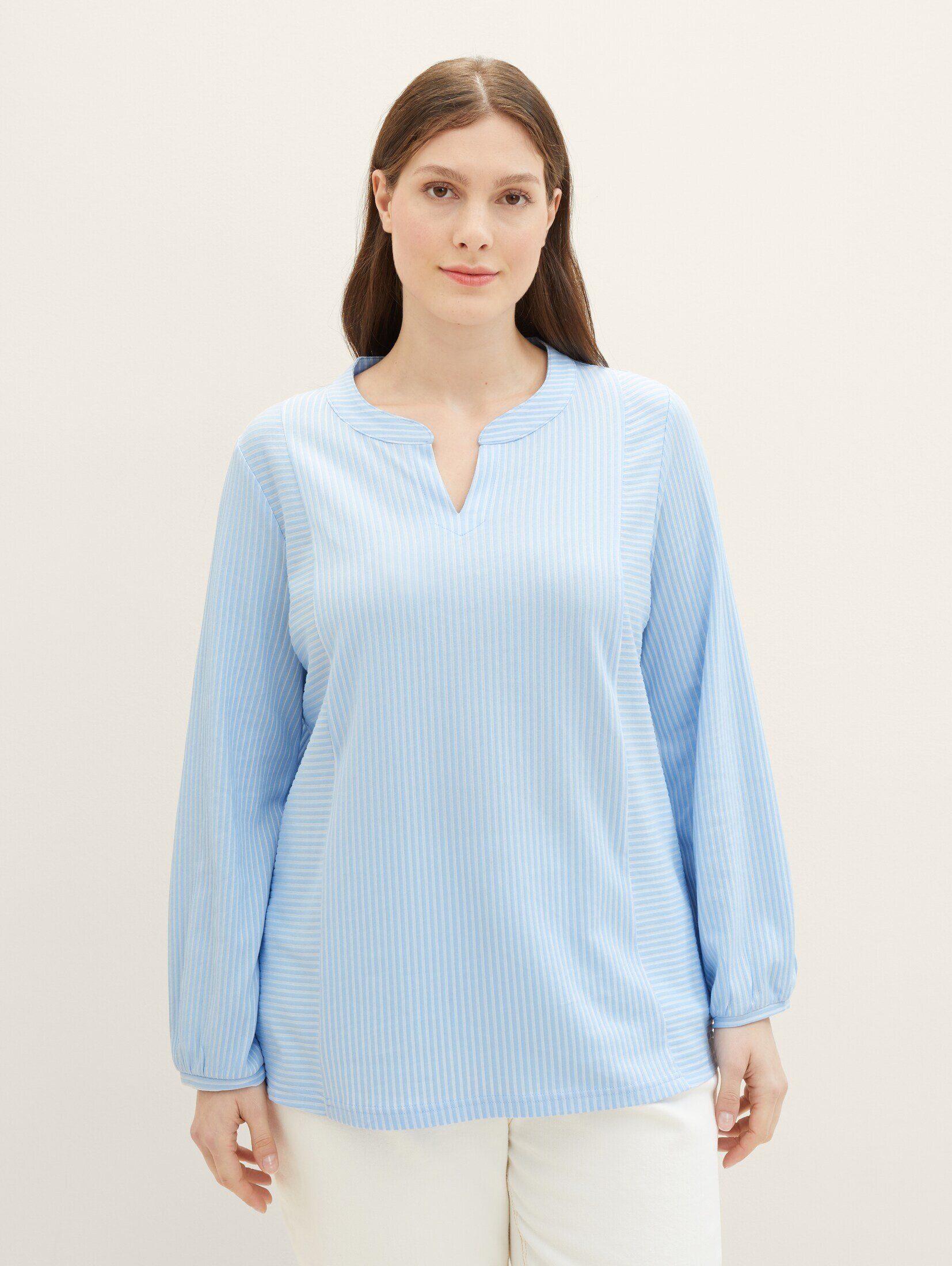 TOM TAILOR PLUS Langarmshirt Plus Size günstig online kaufen