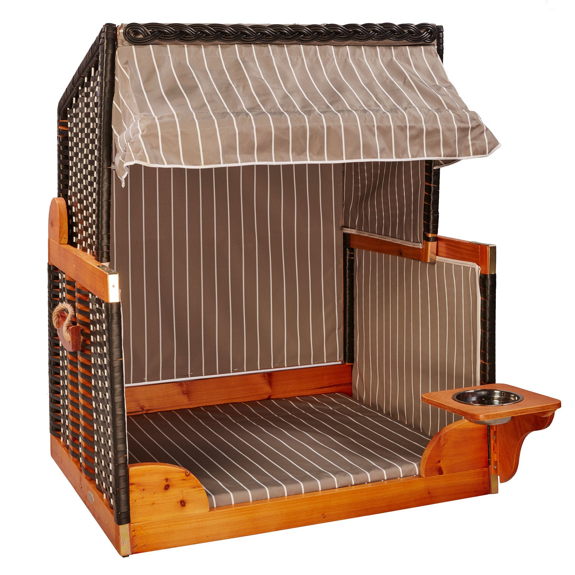 intergrill Strandkorb Hundestrandkorb Strandschönheit Lassie, BxTxH: 65x50x80 cm, Strandkorb