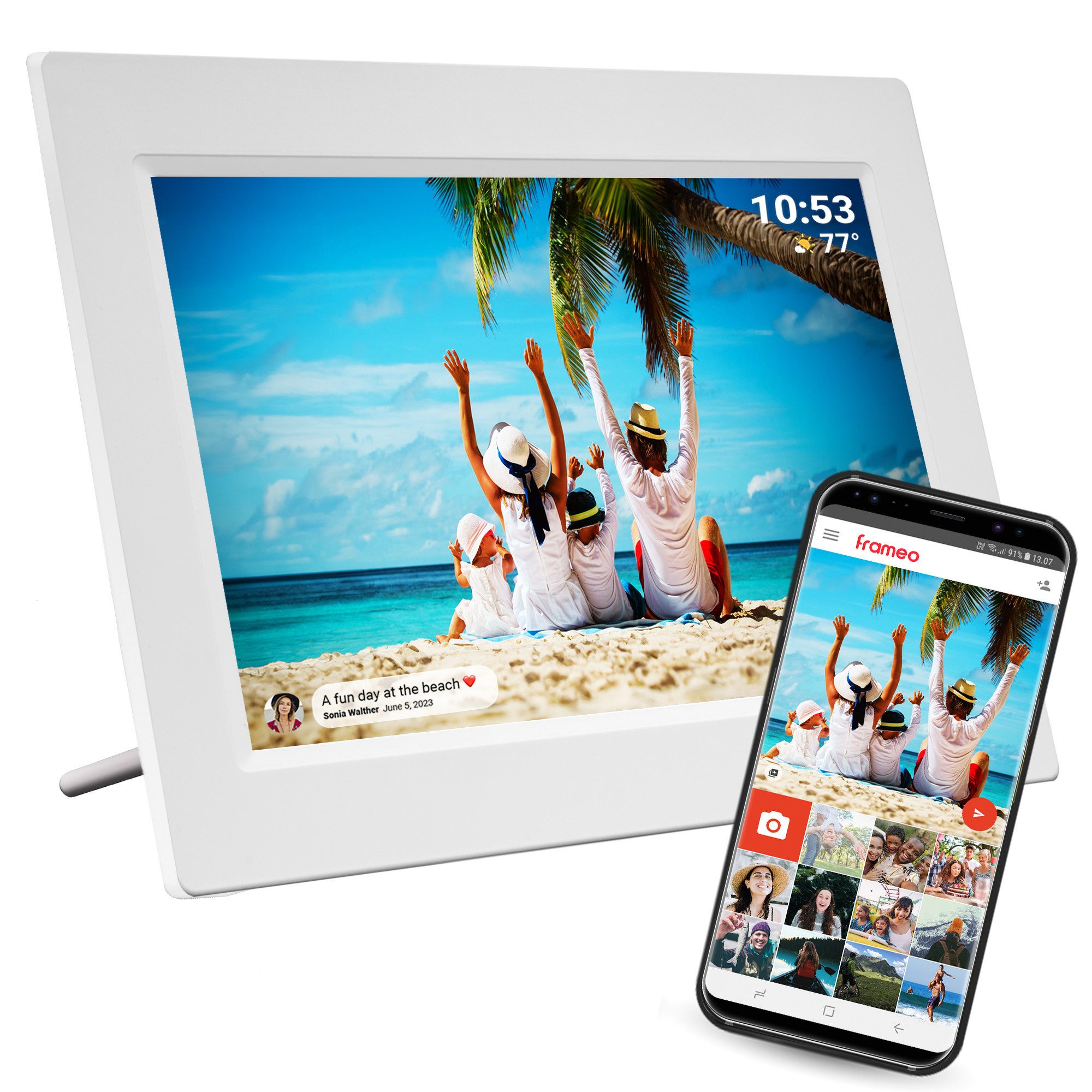 Denver PFF-1015W Digitaler Рамки (25.65 cm/10.1 ", 16 GB)