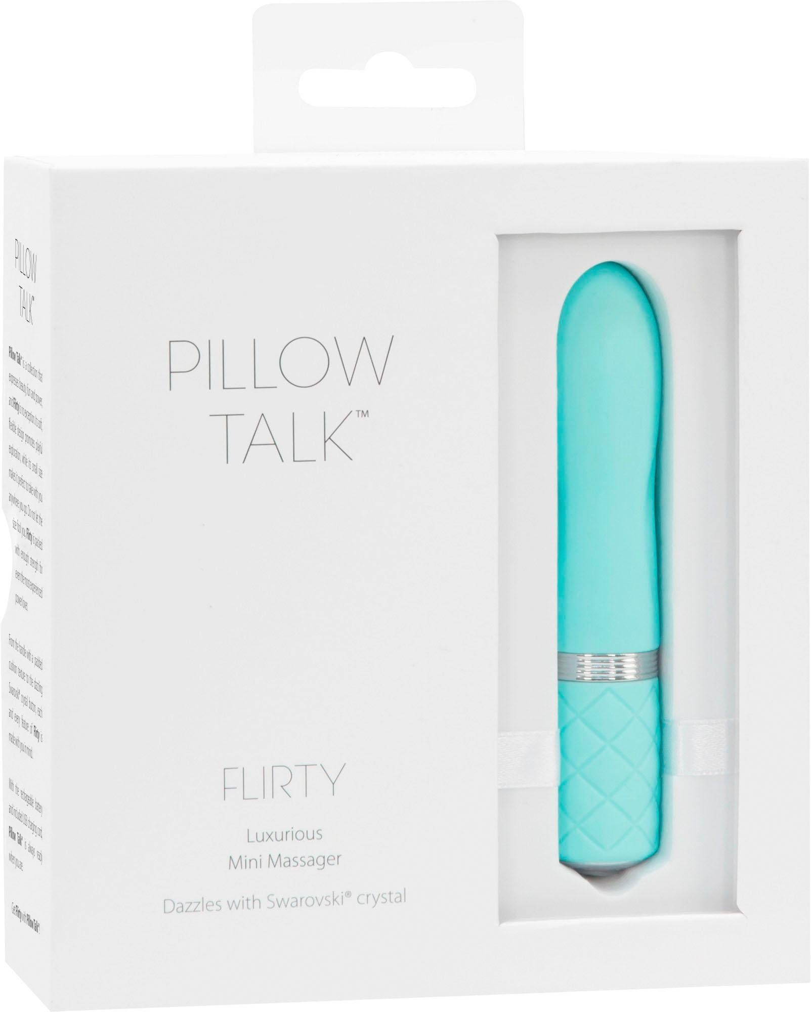 Talk Pillow Flirty Pillow Vibrator Minivibrator hellgrün Talk