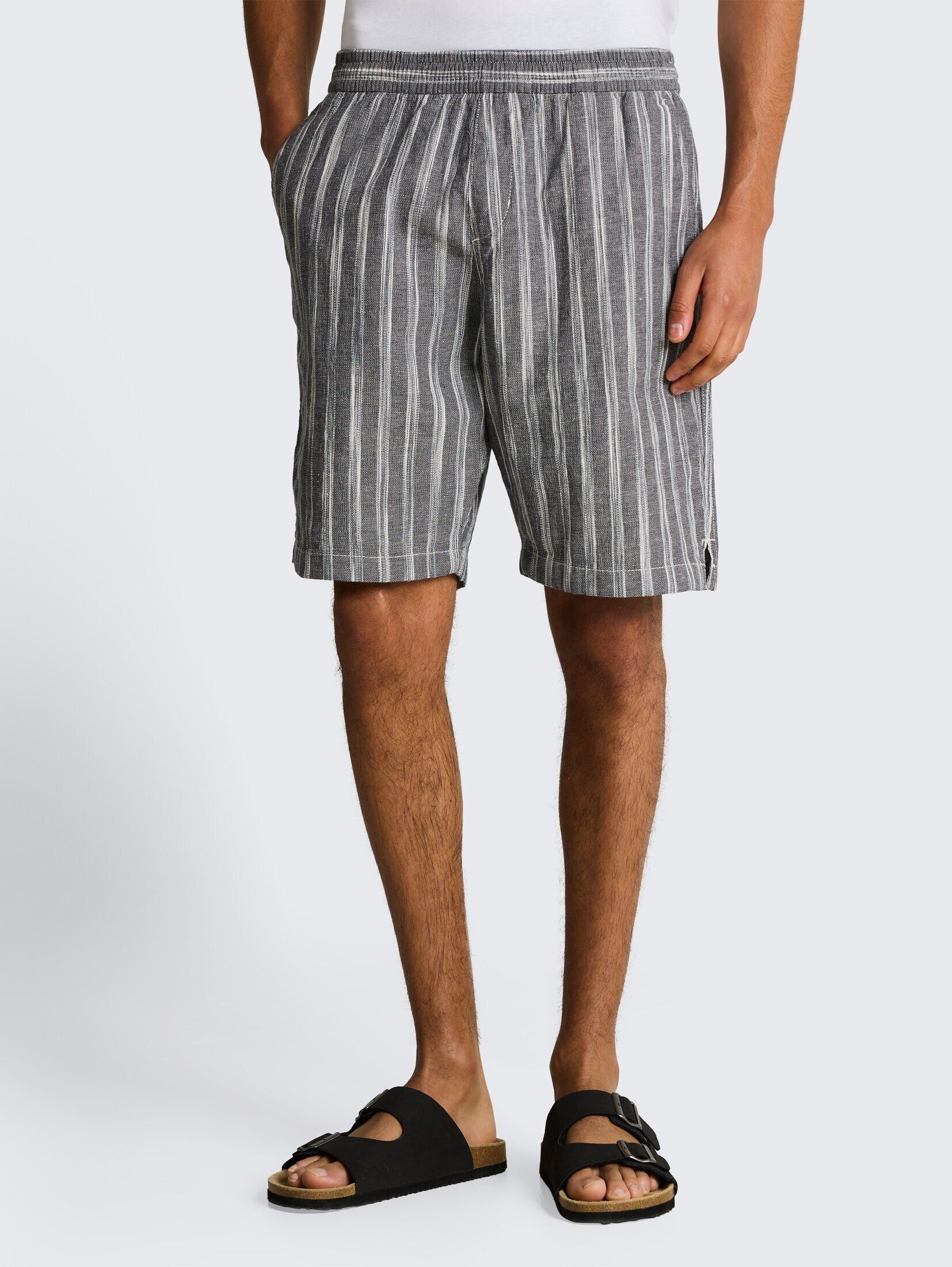 TOM TAILOR Denim Shorts Hosen & Chino TTRELAXED Shorts mit Leinenanteil