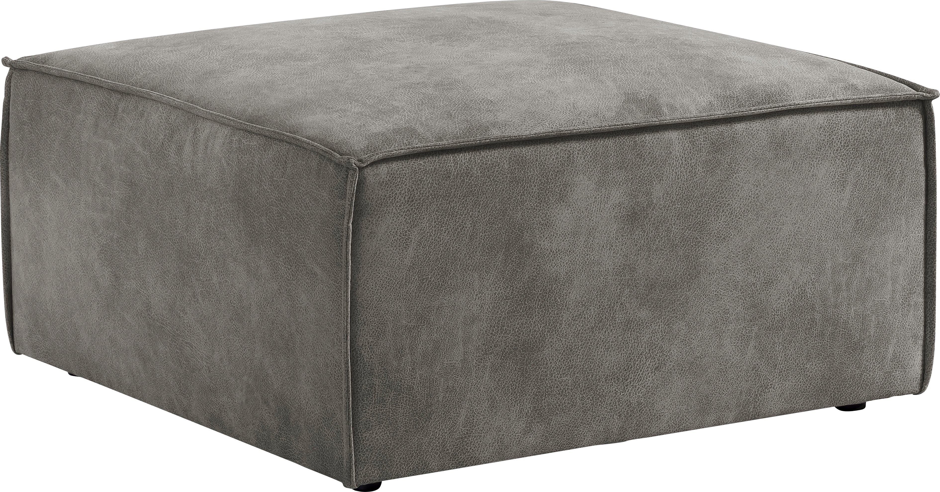 Home affaire Hocker SHERWOOD, Hocker quadratisch, günstig online kaufen