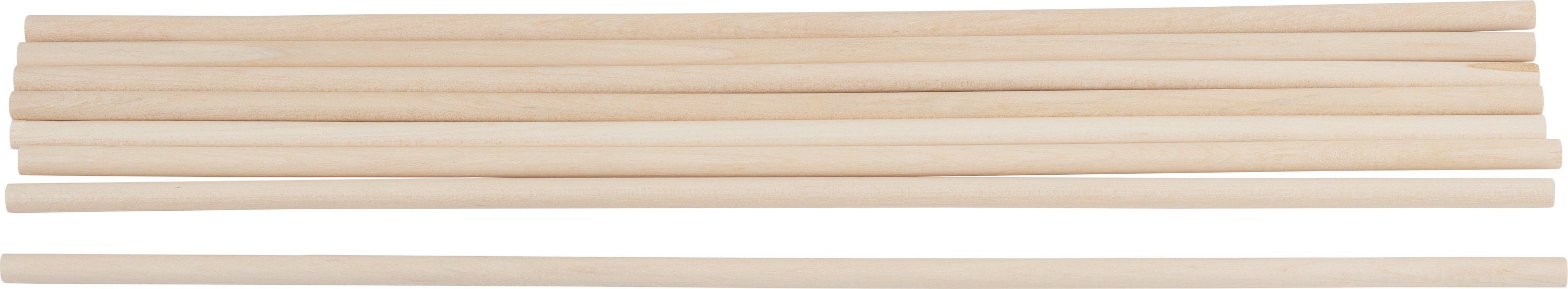 VBS Dekoobjekt Holz-Rundstäbe (8 St), 30 cm