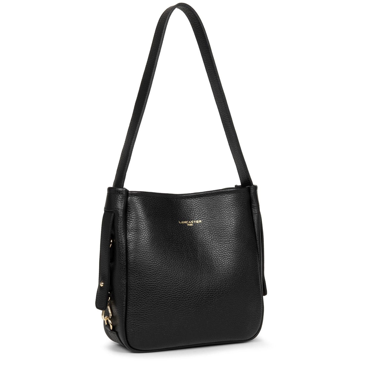 LANCASTER Schultertasche Foulonne Double, echt Leder mit geräumigem Fach, Made in Frankreich