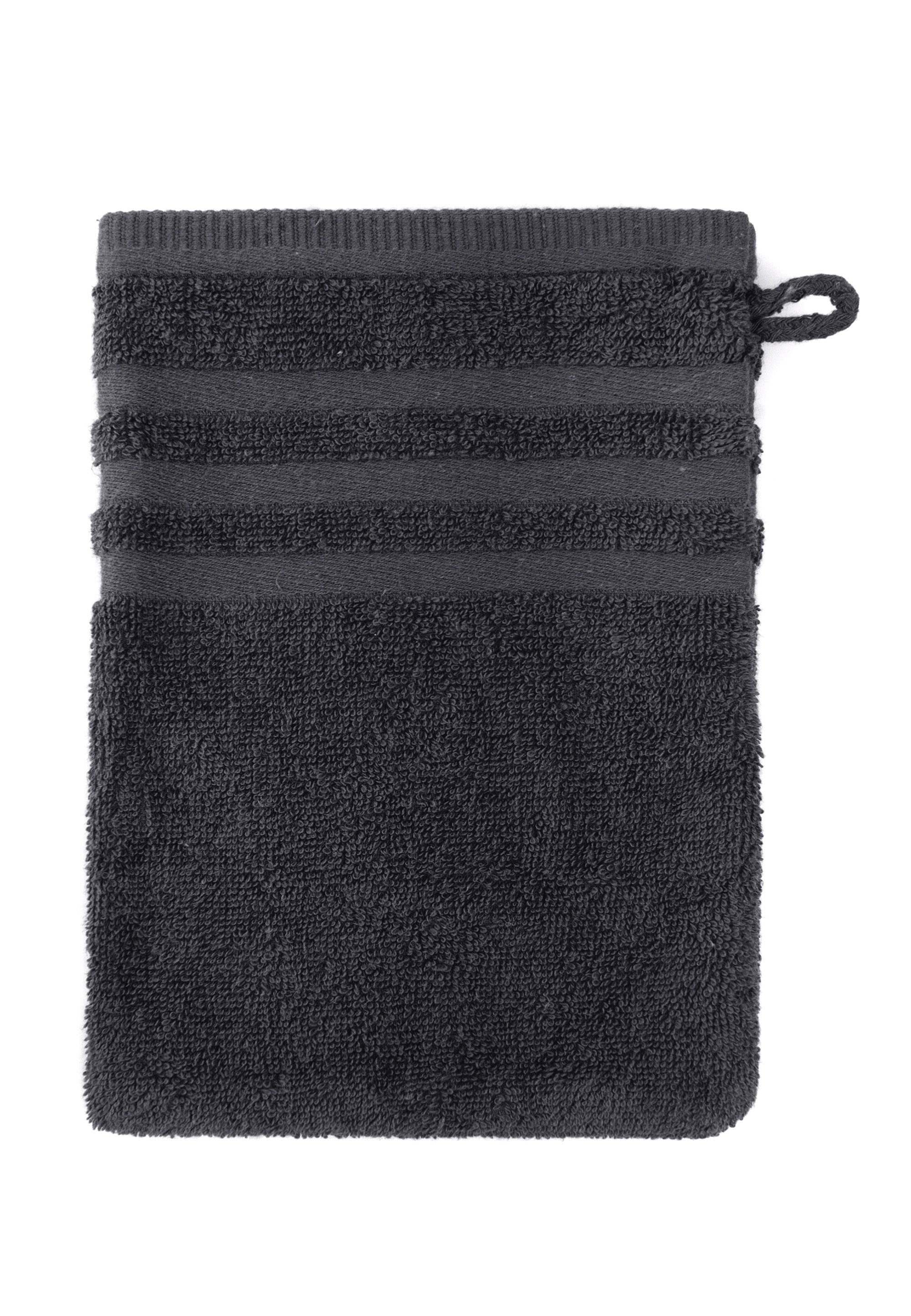 grace grand spa Waschlappen, (3-St), im 3er-Pack mit Streifen-Bordüre