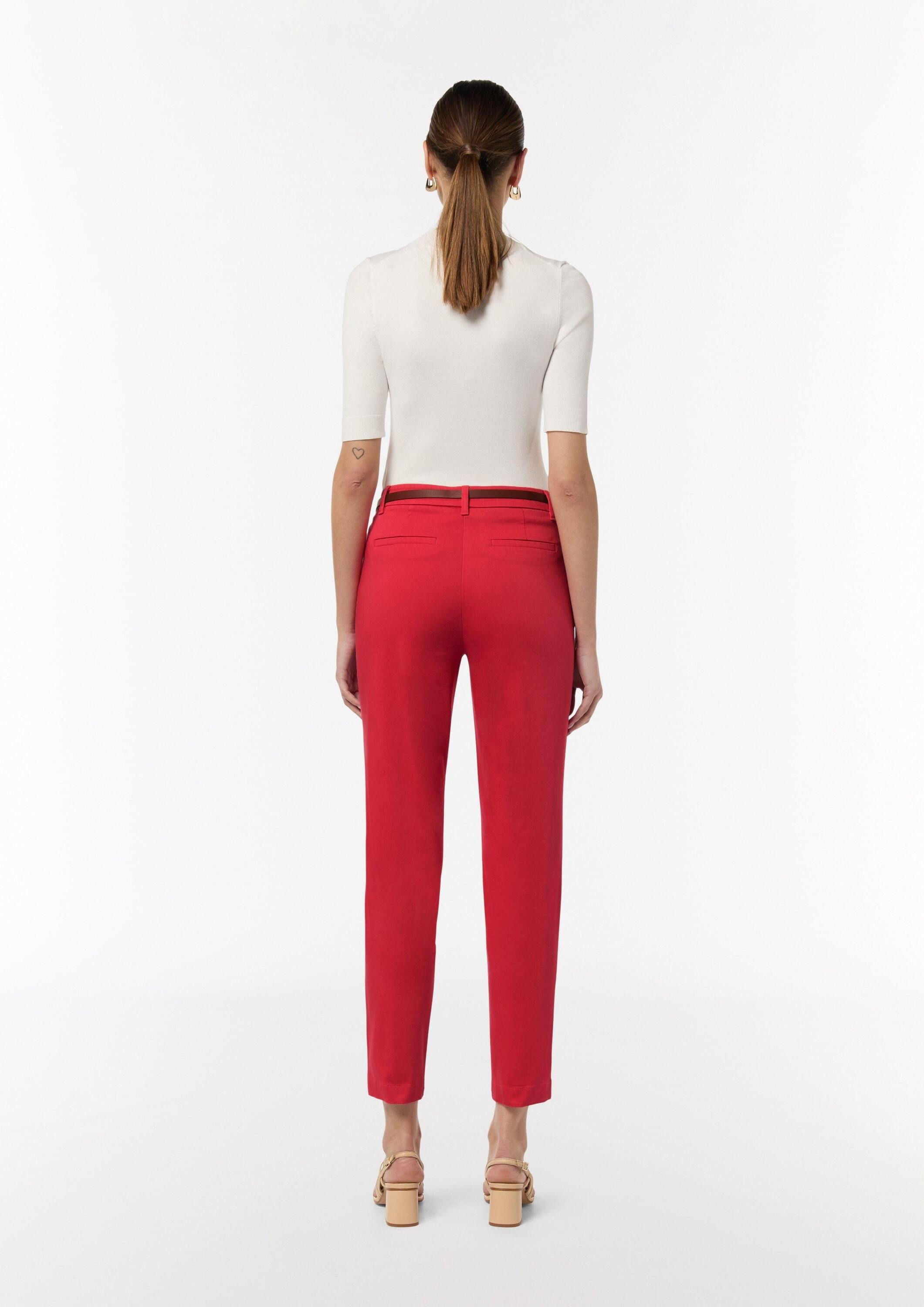 comma 7/8-Hose Hose Chino mit integriertem Gürtel