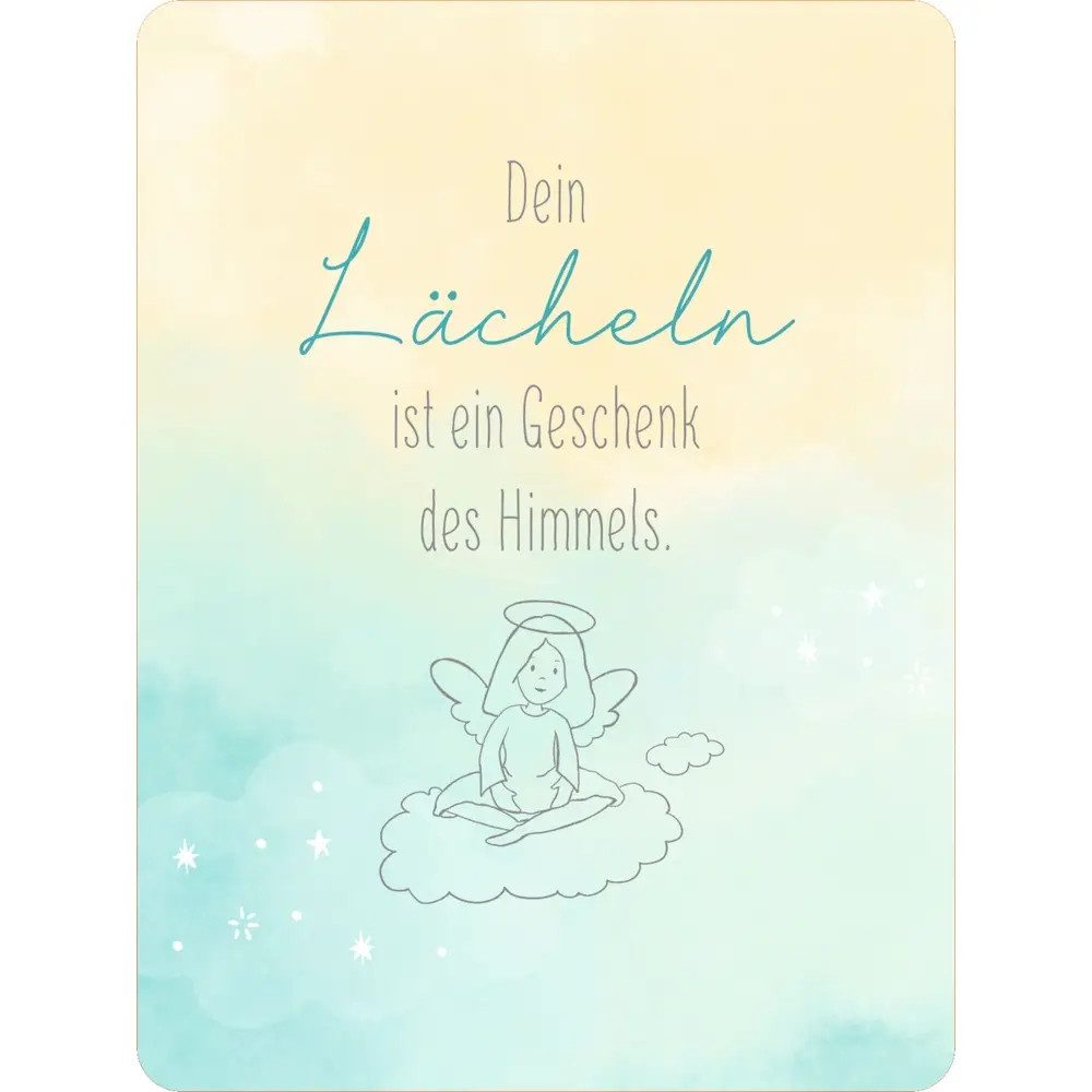 COPPENRATH DIE SPIEGELBURG Geschenkpapier Geschenkschachtel – Du bist einzigartig - 25 Schutzengel-Botscha
