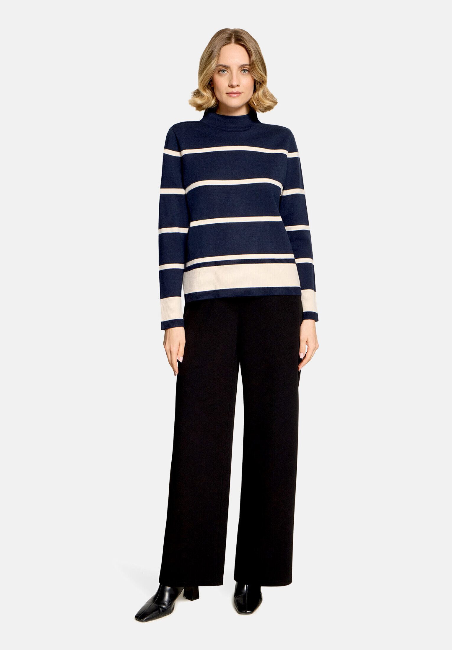 Betty Barclay Strickpullover Damen mit Stehkragen (1-tlg)