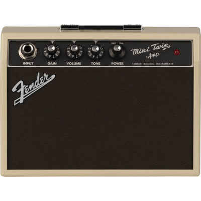 Fender Verstärker (Mini '65 Twin Amp Blonde - leichter Combo Verstärker für E-Gitarre)