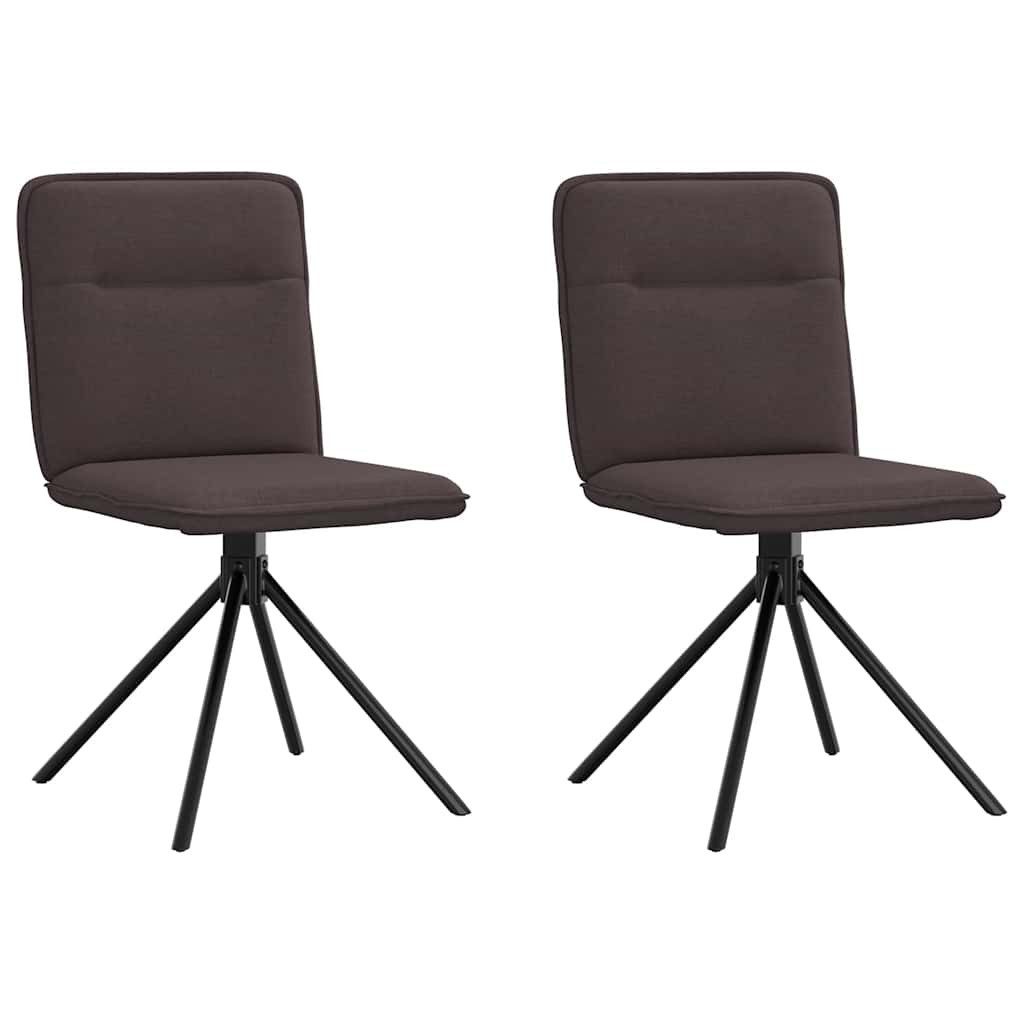 vidaXL Esszimmerstuhl Esszimmerstühle 2 Stk. Dunkelbraun günstig online kaufen