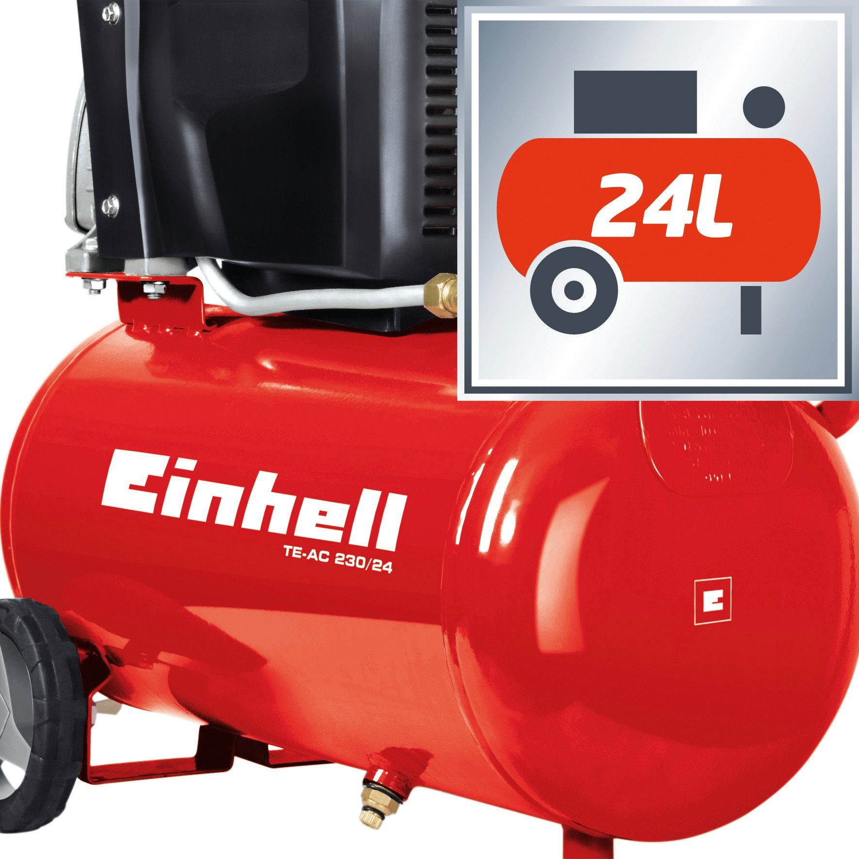 Einhell Kompressor 230/24, 1500 max. bar, 24 l W, TE-AC 8