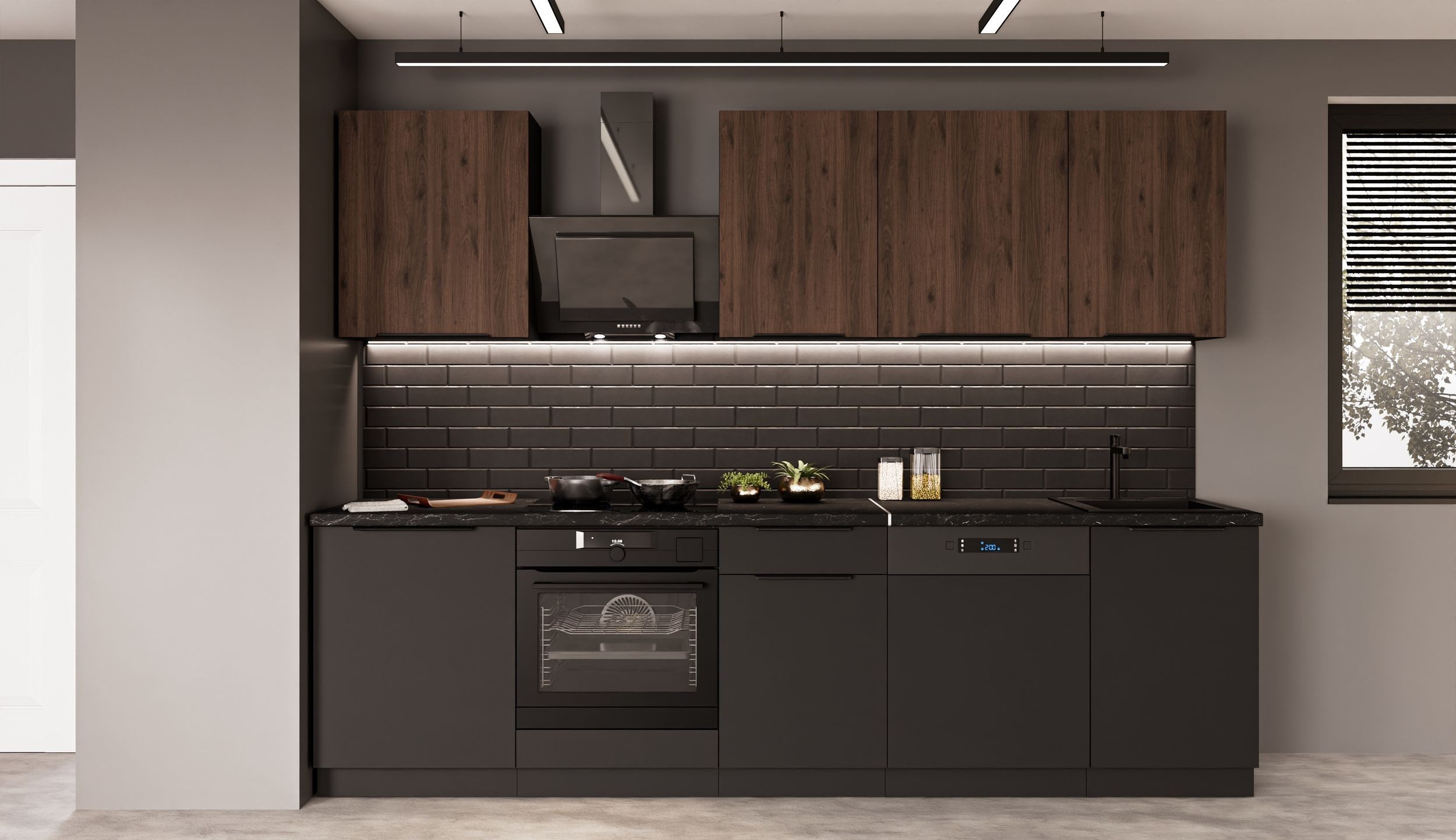 Küchen-Preisbombe Küchenzeile SIENA + MONZA BASIC 280 Küchenblock Küche Ein günstig online kaufen