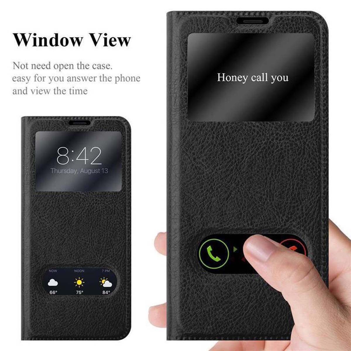 Cadorabo Handyhülle für Samsung Galaxy S9 PLUS Hülle Samsung Galaxy S9 PLUS, Klappbare Handy Schutzhülle - Hülle - mit Standfunktion und Kartenfach