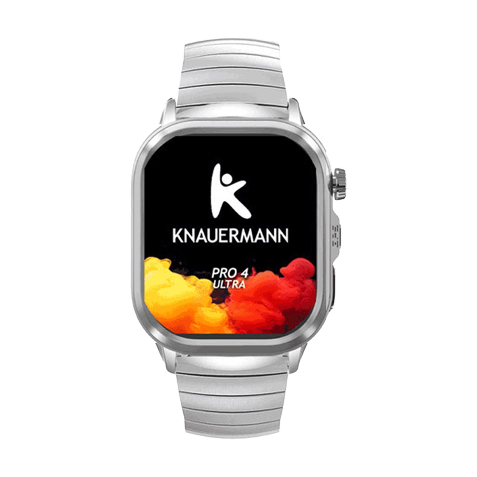 Knauermann PRO 4 Ultra Gesundheitsuhr Smartwatch, GPS, Pflege-, SOS, Gesundheits- und Sportfunktionen