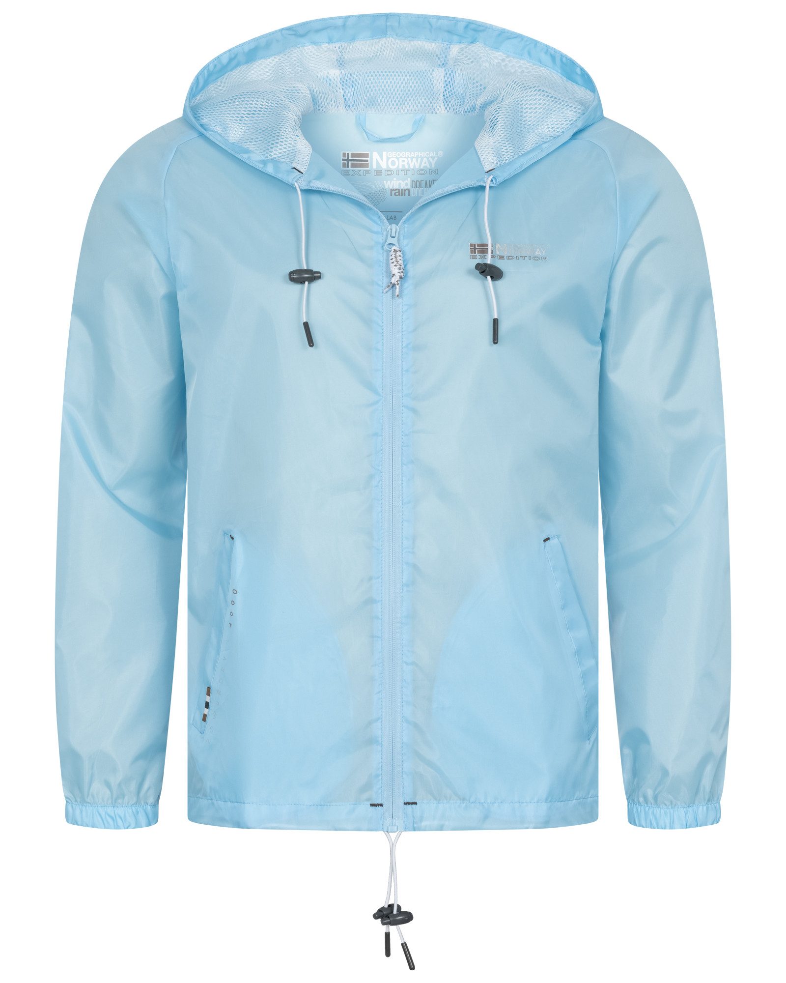 Geographical Norway Regenjacke Herren Regen Jacke Outdoor Windbreaker Sport Übergangs sehr leicht