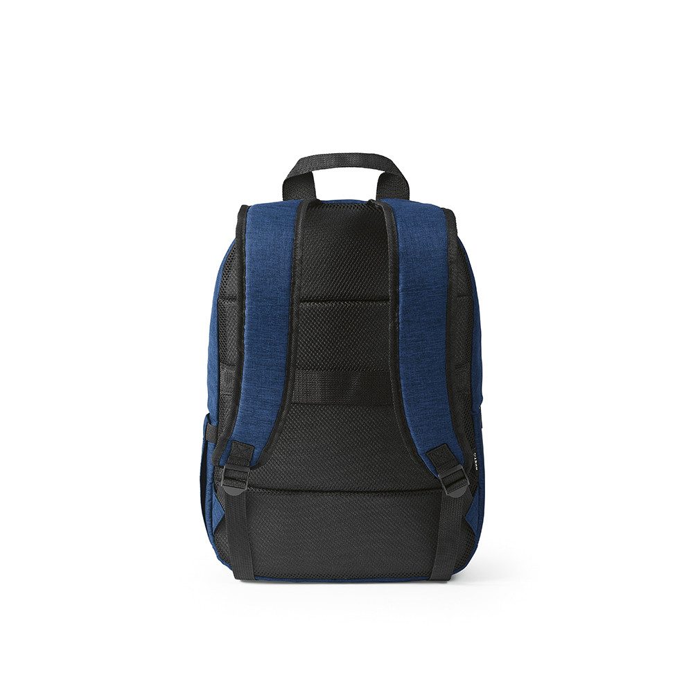 CABBEL Rucksack Rucksack 18L Laptop 17 Zoll rPET Trolley nachhaltig öko leicht 31cm (Rucksack, 1-tlg., Einzelartikel), Blau, recyceltes Polyester, gepolstert, ergonomisch, 91,2%