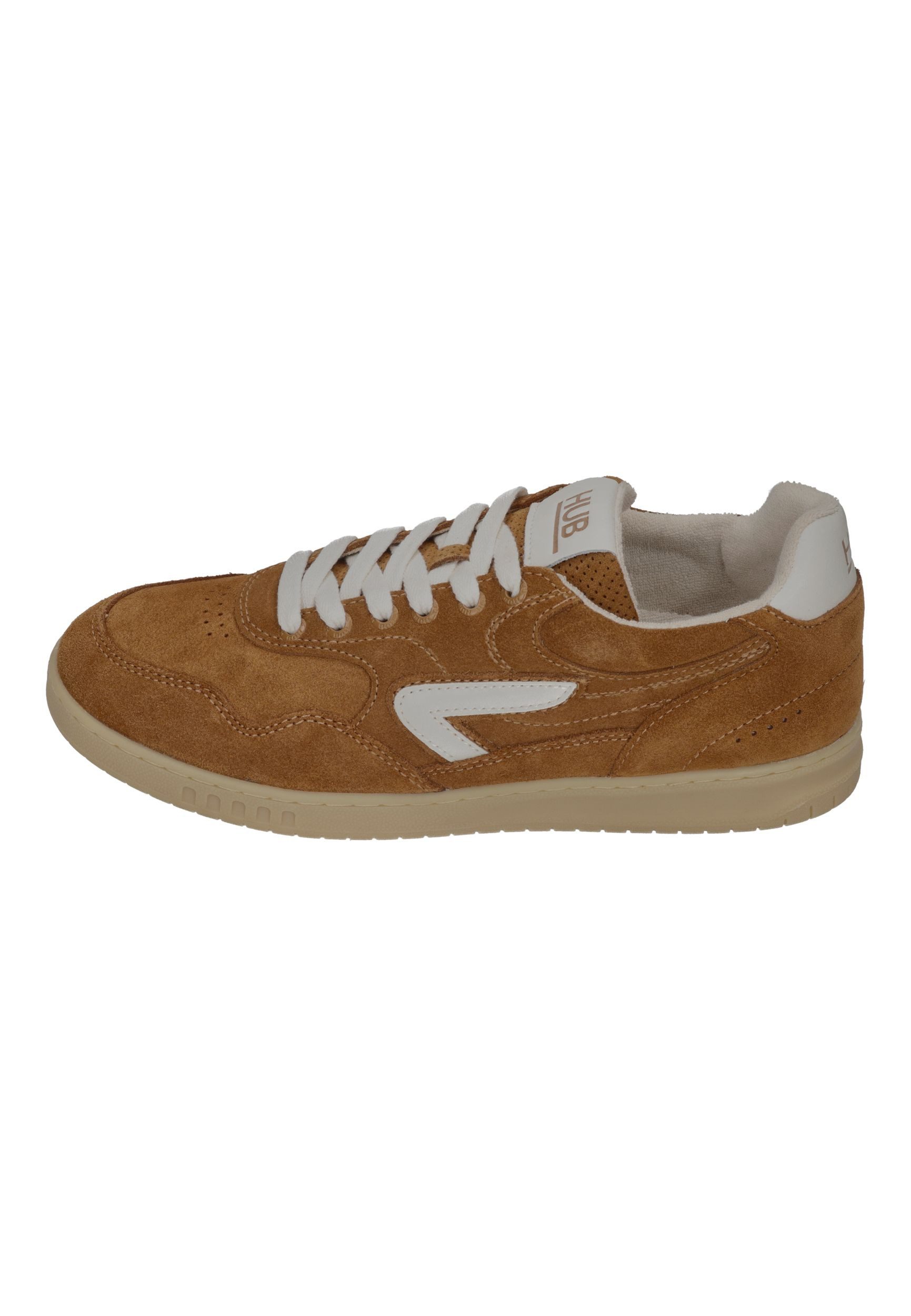 HUB VANCOUVER Sneaker Cognac Off White Gum