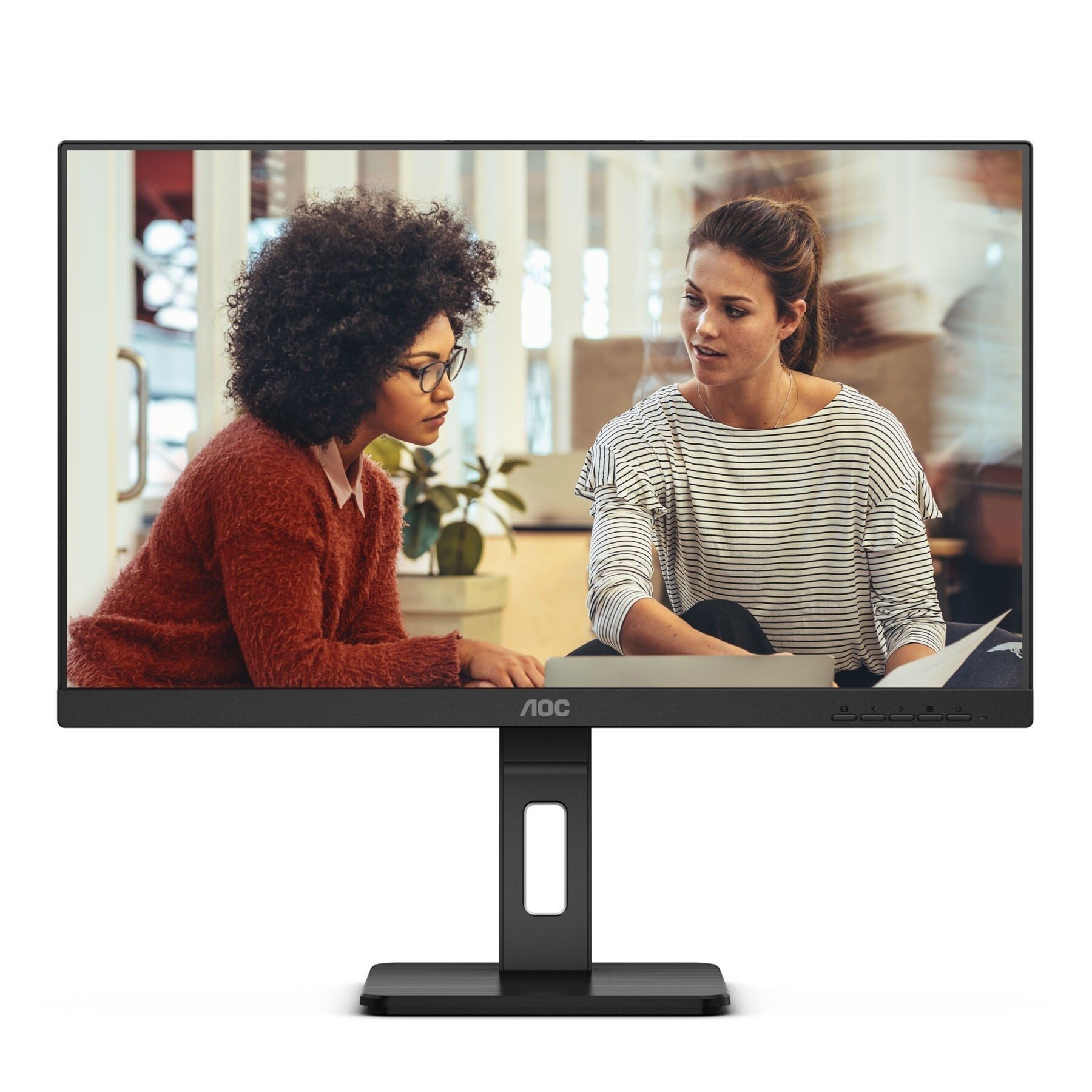 AOC 27E3QAF LED-Monitor (69 cm/27 ", 1920 x 1080 px, Full HD, 4 ms Reaktionszeit, 75 Hz, IPS)