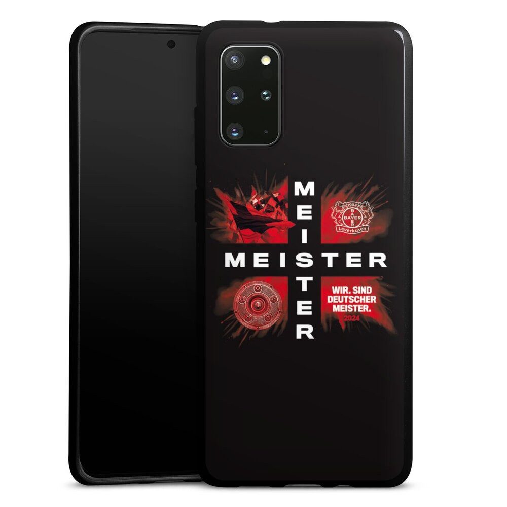 DeinDesign Handyhülle Bayer 04 Leverkusen Meister Offizielles Lizenzprodukt, Samsung Galaxy S20 Plus Silikon Hülle Bumper Case Handy Schutzhülle