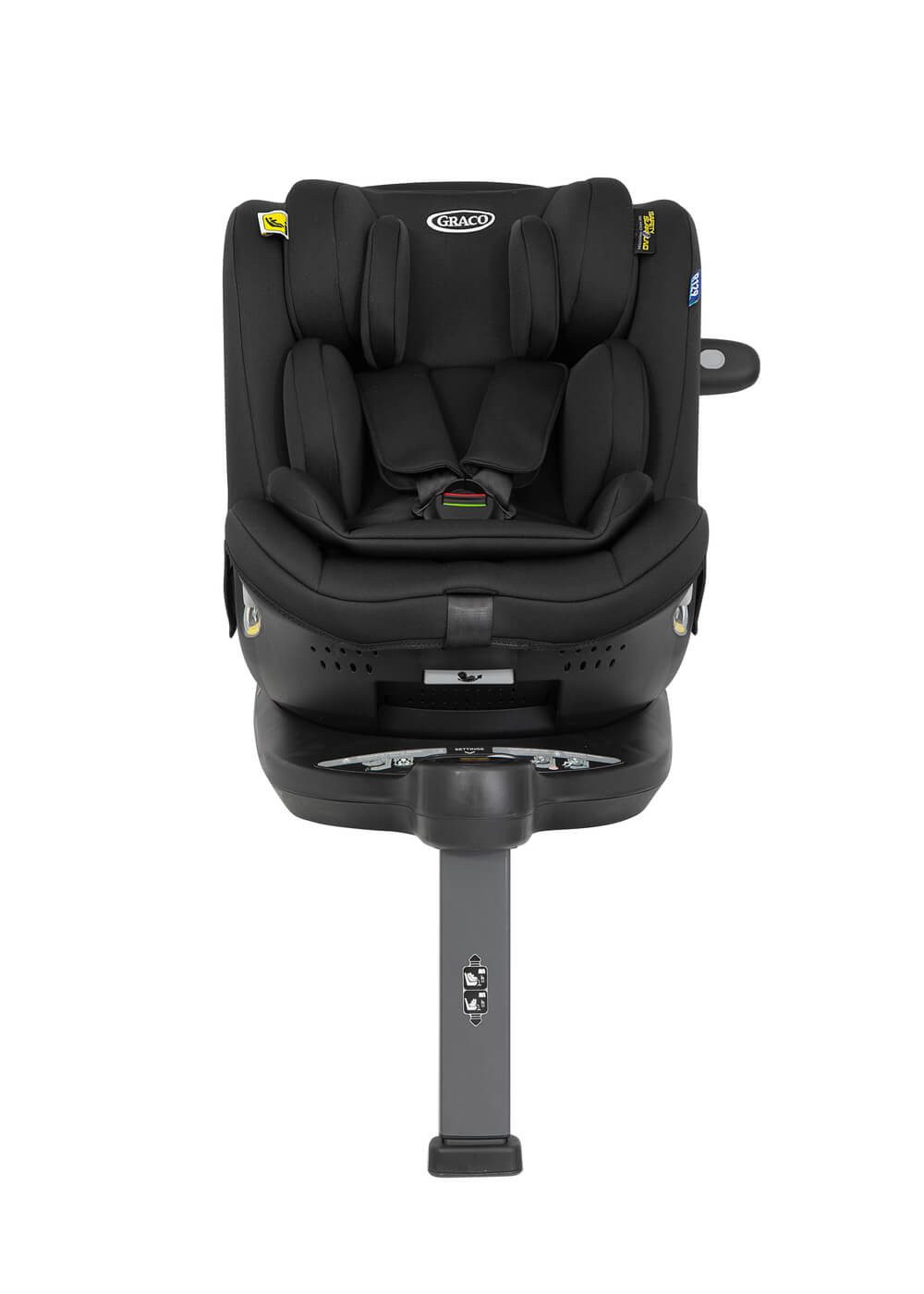 Graco Autokindersitz Turn2Me Grow i-Size R129 Reboardkindersitz - Farbe: Midnight