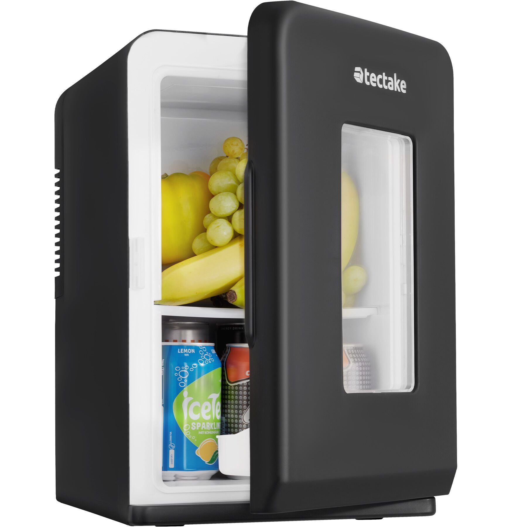 tectake Kühlbox Tragbarer 2 in 1 Mini-Kühlschrank, 27 x 31 x 41 cm, 14 l, leicht und leise, mit ECO-Modus und AC- und DC-Kabel