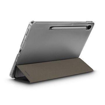 Hama Tablet-Hülle Tablet Case für Samsung Galaxy Tab S9 FE 10,9 Zoll, Schwarz 27,7 cm (10,9 Zoll), robustes Material, mit Standfunktion und Magnetverschluss, transparent