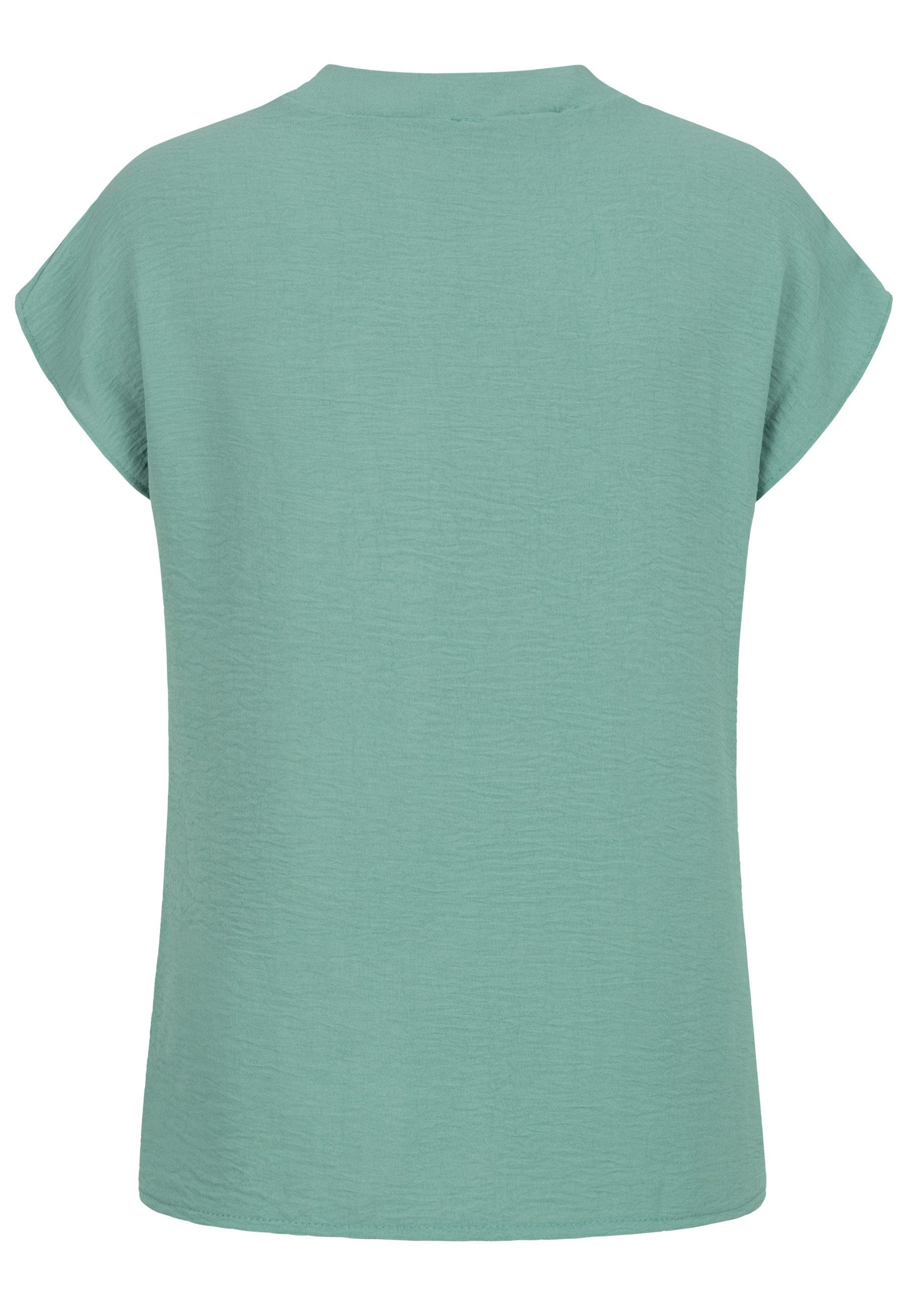 CLOUD 5IVE Klassische Bluse CLOUD 5IVE Musselin Bluse mit V-Ausschnitt günstig online kaufen