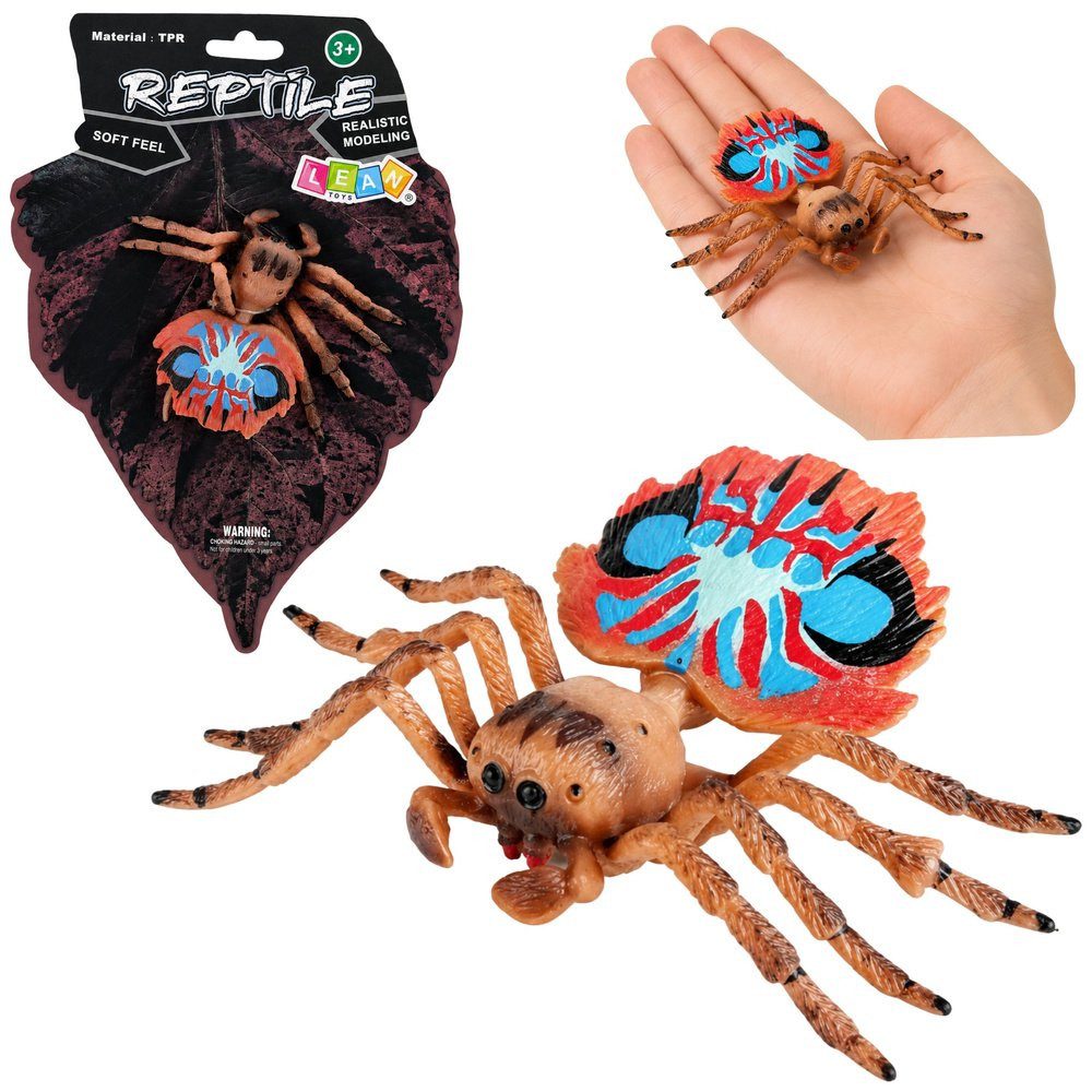 Wisam Lernspielzeug Spinnen-Tarantel-Figur aus Gummi, dehnbar, realistisch, 12 cm