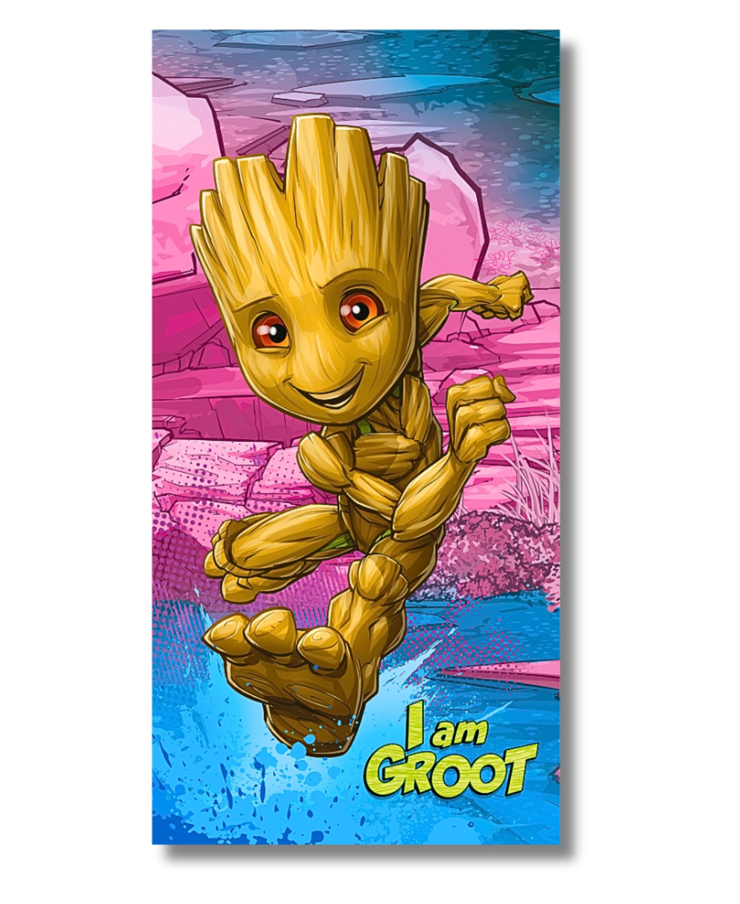 MARVEL Badetuch Groot - Guardians of the Galaxy, Baumwolle, Jungen Strandtu günstig online kaufen
