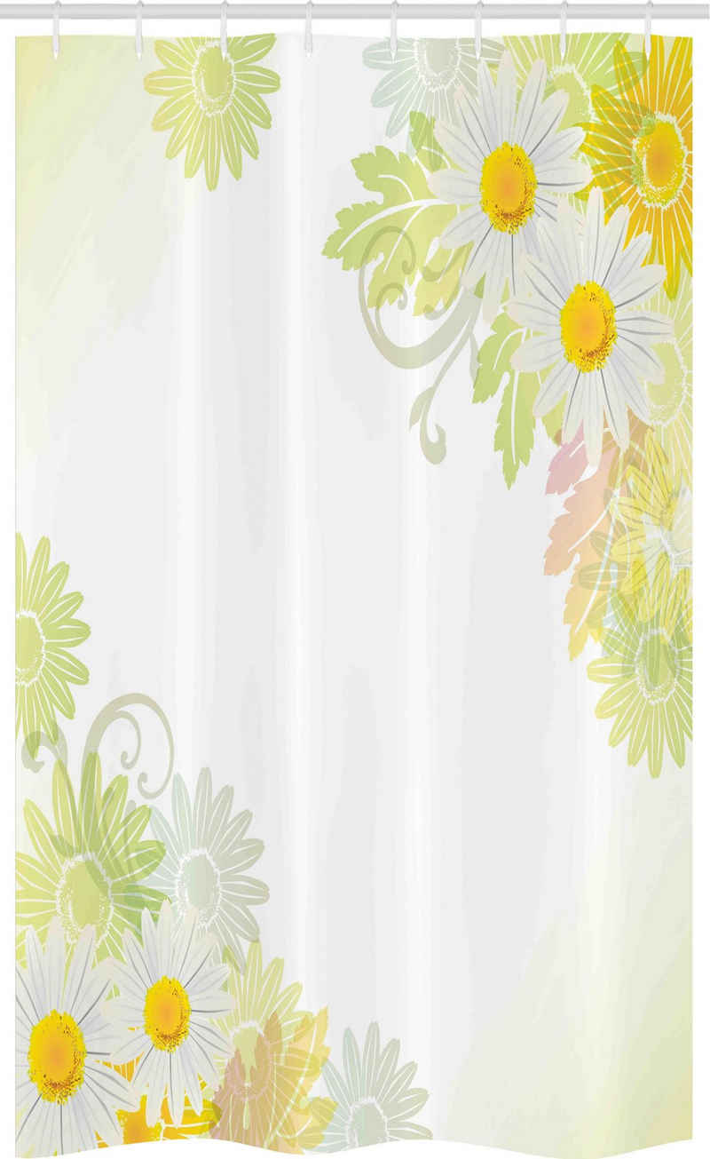 Abakuhaus Duschvorhang »Badezimmer Deko Set aus Stoff mit Haken« Breite 120 cm, Höhe 180 cm, Blumen Abstrakt