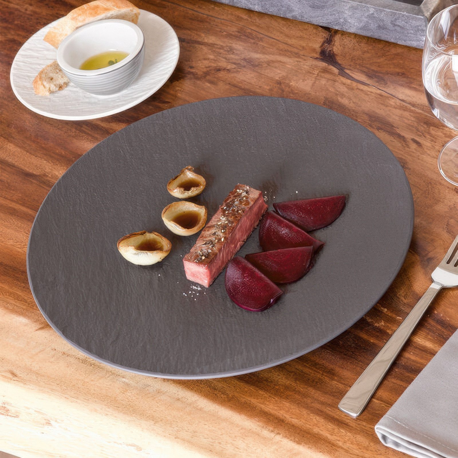 Villeroy & Boch Platzteller Manufacture Rock, Spülmaschinengeeignet