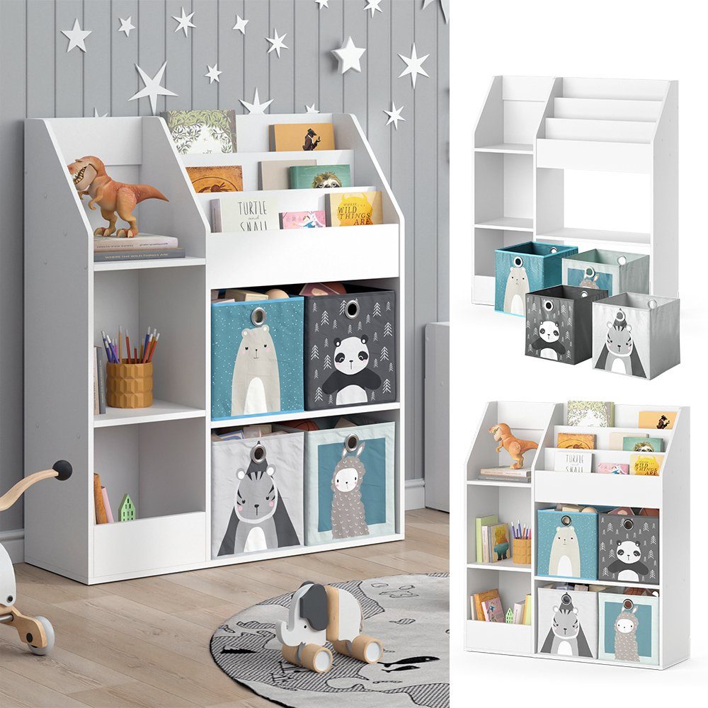 Vicco Bücherregal Luigi, Weiß, 100.4 x günstig online kaufen