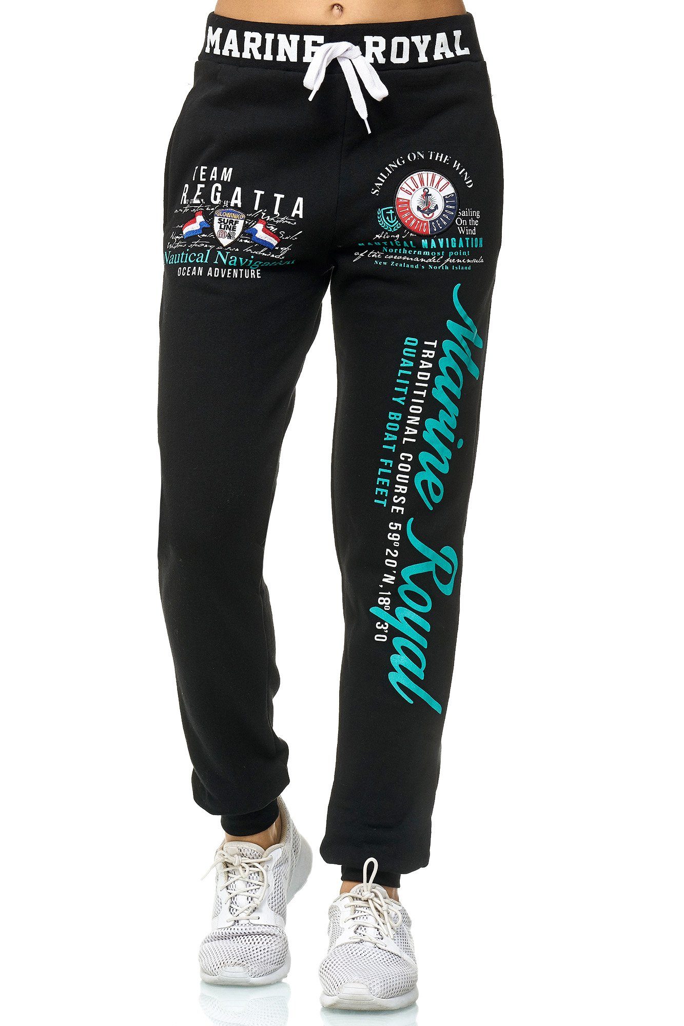 L.gonline Jogginghose Damen JoggingHOSE lang, Trainingshose Baumwolle, Spor günstig online kaufen