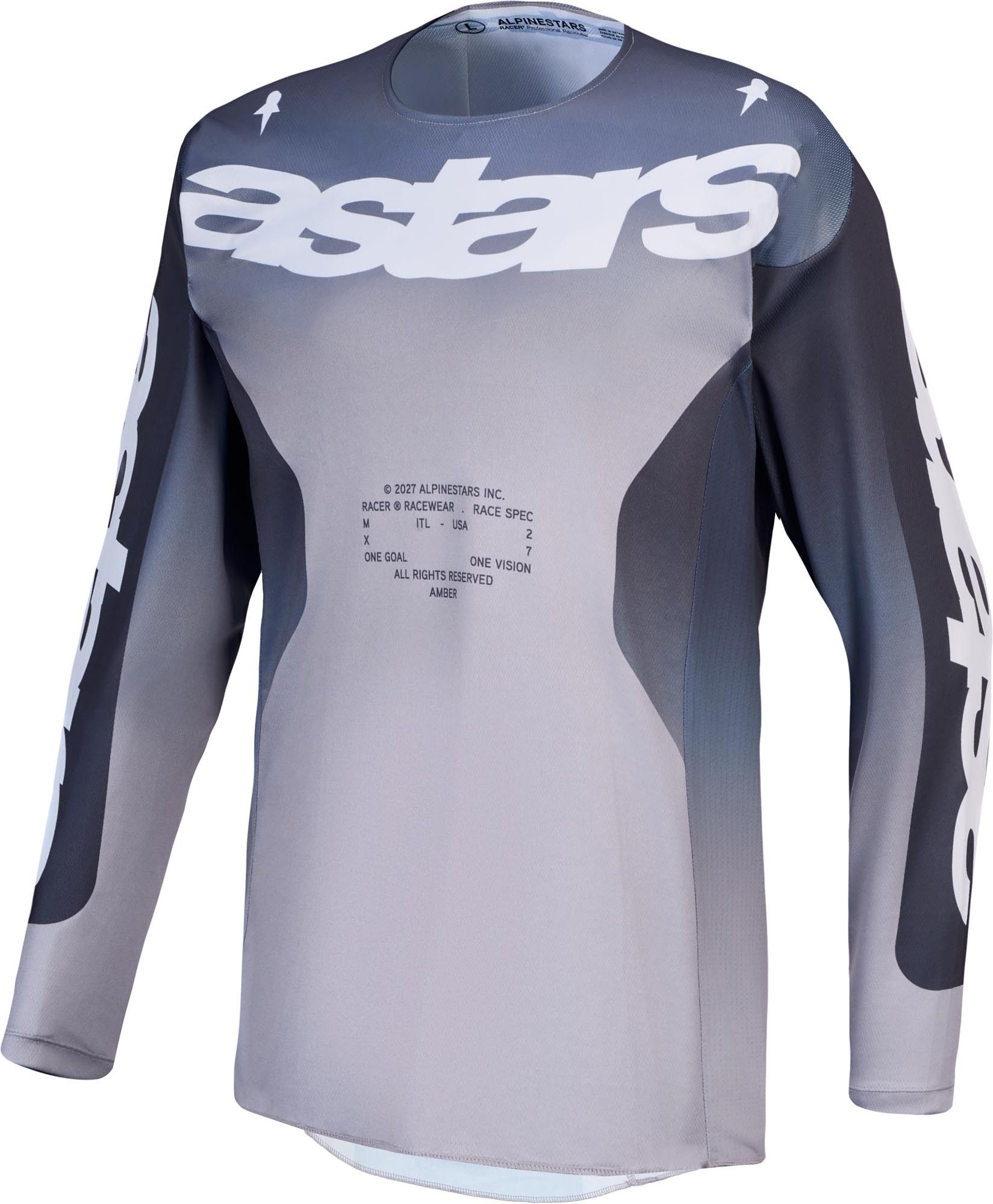 Alpinestars Motocross-Shirt Racer Amber Motocross Jersey Atmungsaktiv robust