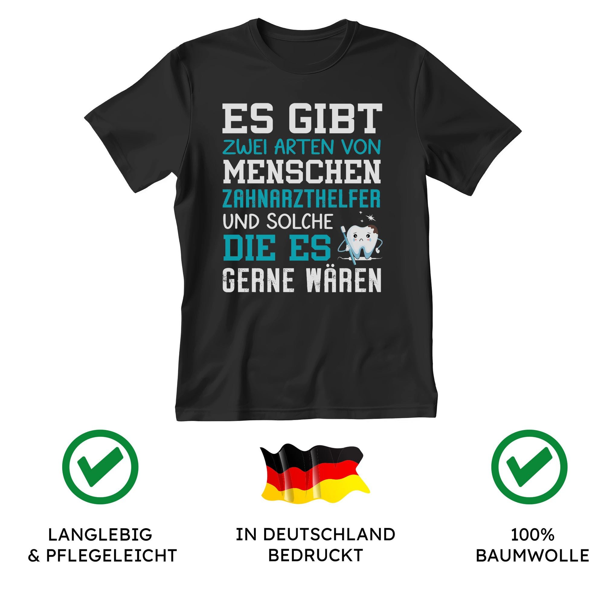 22Feels T-Shirt Zahnarzthelfer Geschenk Männer Spruch Beruf Abschluss IN DEUTSCHLAND BEDRUCKT