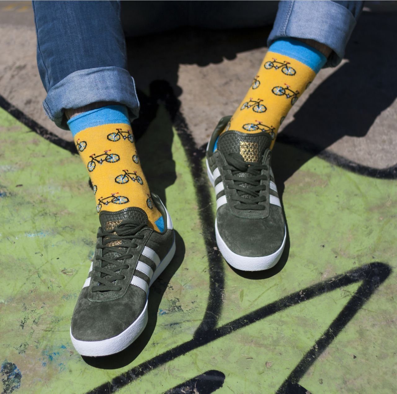 AlterSocks Freizeitsocken Lustige Socken Fahrrad Socken Damen & Herren Unisex Größe 36 – 45