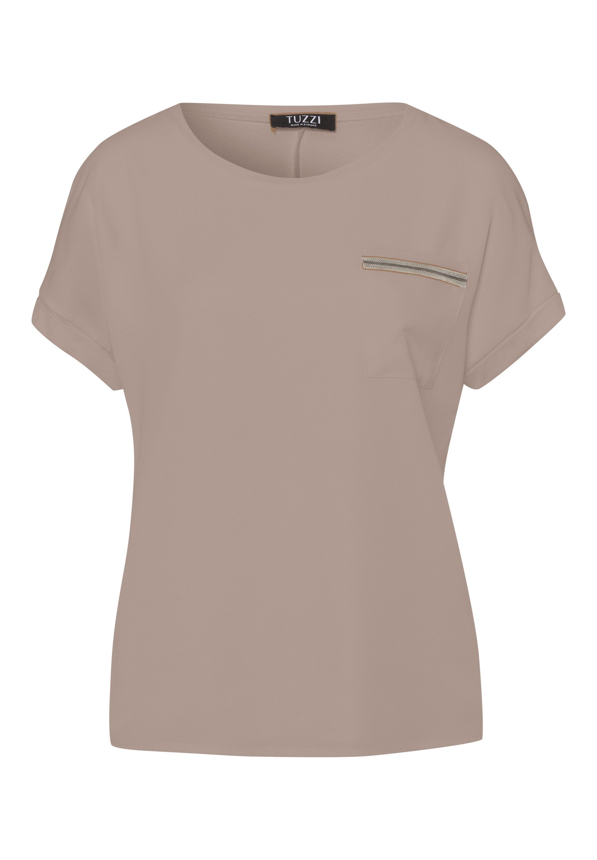 TUZZI Kurzarmshirt mit dekorativem Detail günstig online kaufen