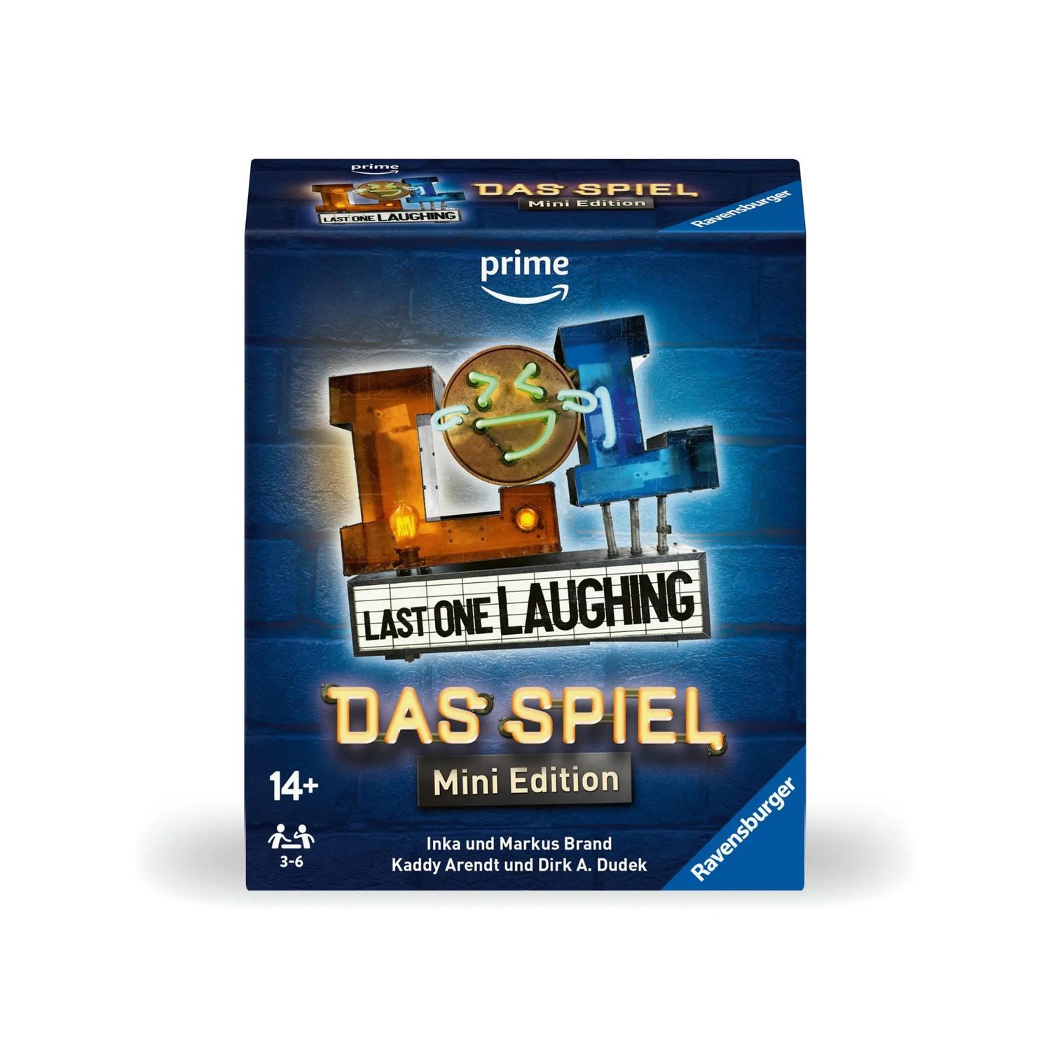 Ravensburger Spiel Last One Laughing - Das Spiel - Mini Edition - Kartenspiel ab 14 Jahre