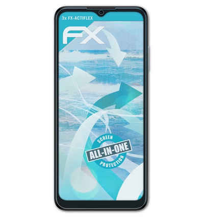 atFoliX Schutzfolie Displayschutzfolie für Nokia G22, (3 Folien), Ultraklar und flexibel