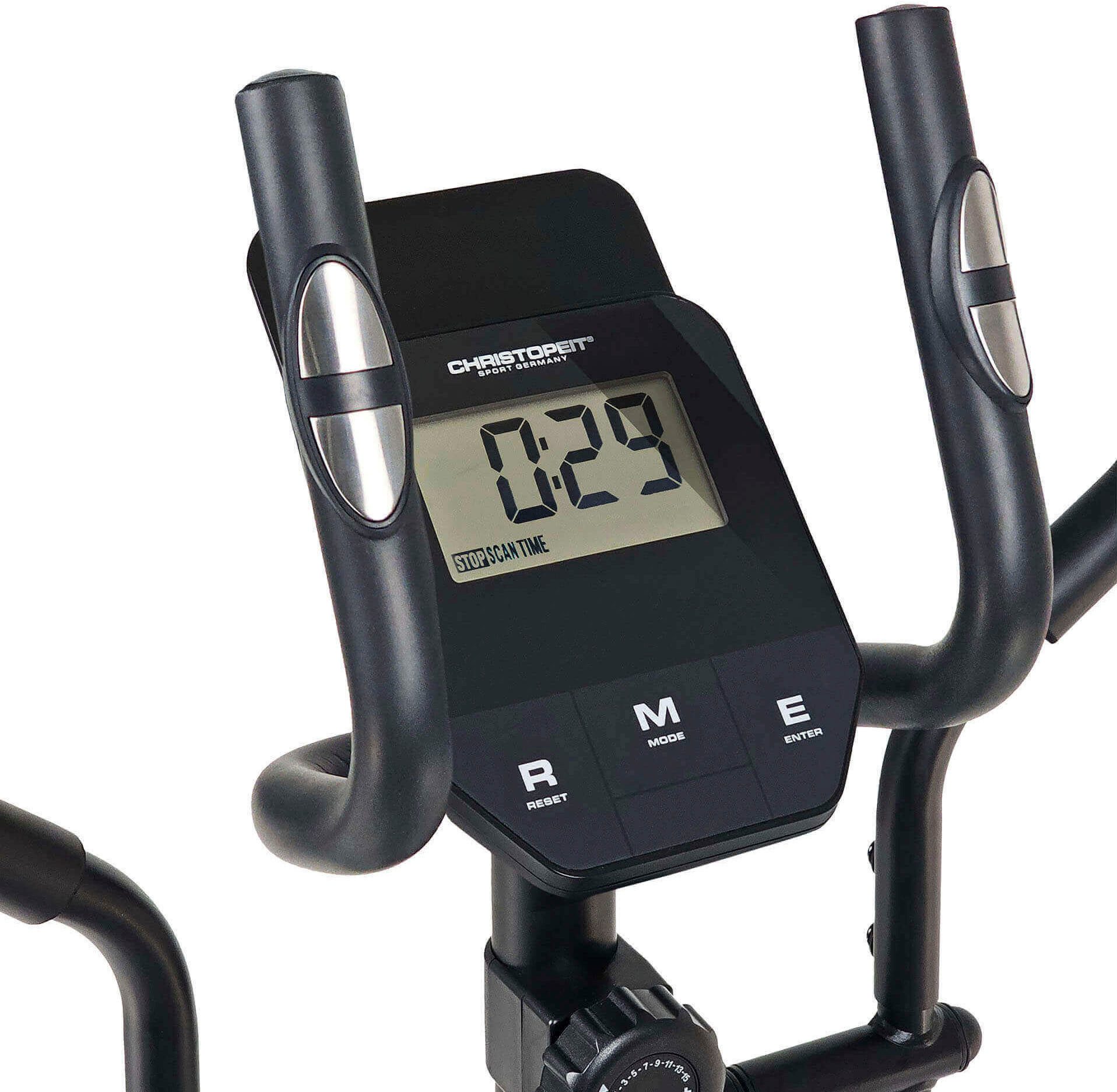 Christopeit Sport® Crosstrainer Crosstrainer CT 5 (Fitnessgerät), 120 kg max. Benutzergewicht, 15 Widerstandsstufen